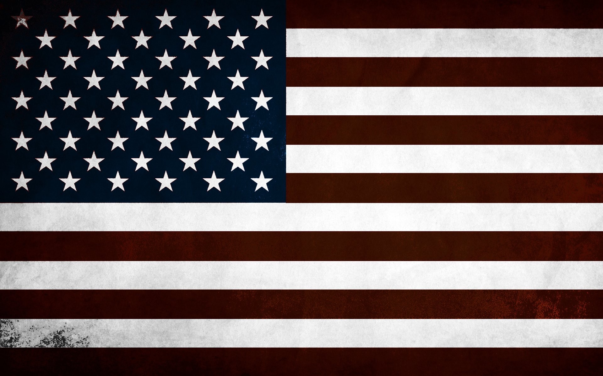 Rustic American Flag Wallpaper.