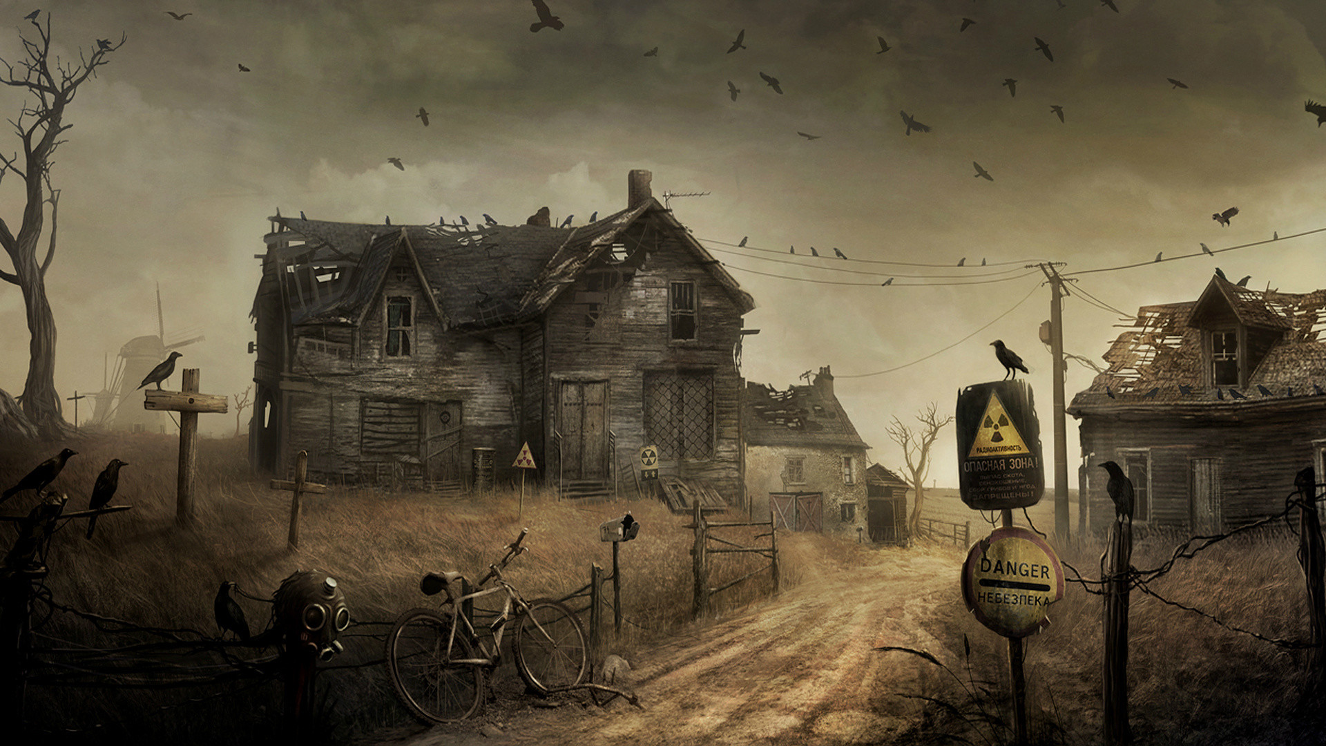 1920x1080 After Apocalypse Dark House Wallpapers HD / Desktop and Mobile Backgrounds