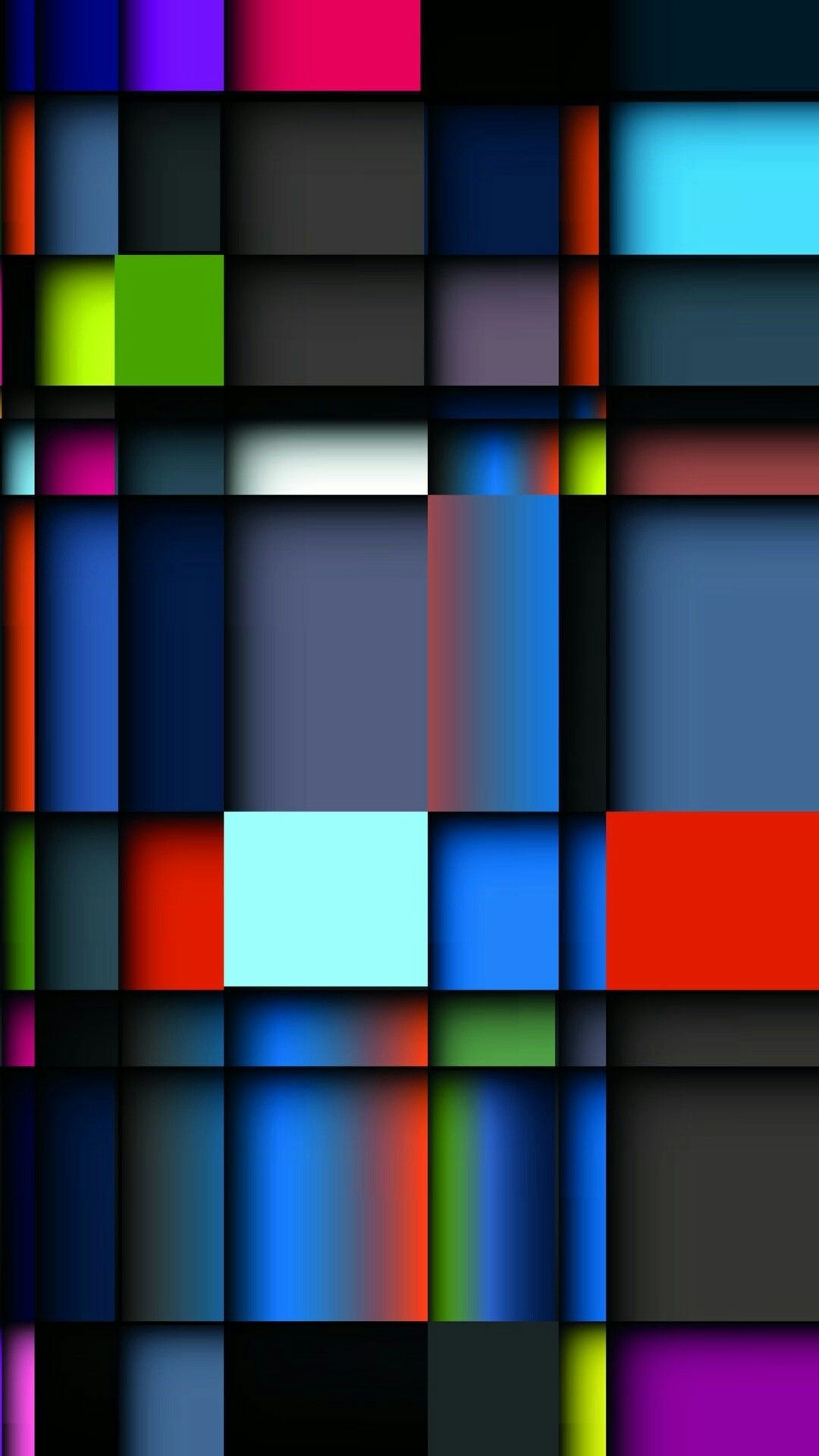 1080x1920 Colorful Geometric Wallpaper