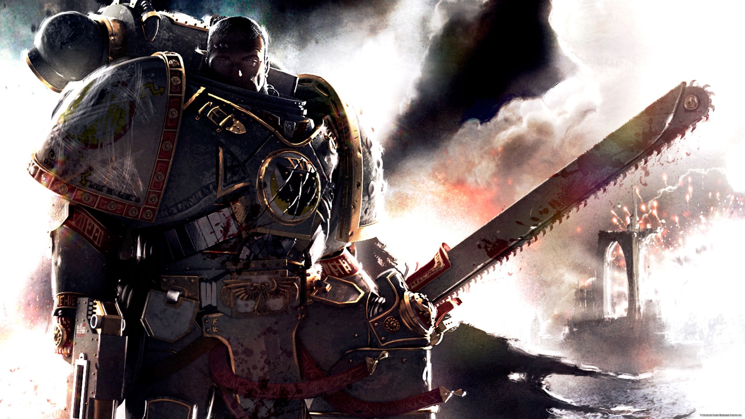 Wallpaper Space Wolves chaos space marines demons Warhammer 40 000  Khorne Berserker images for desktop section фантастика  download