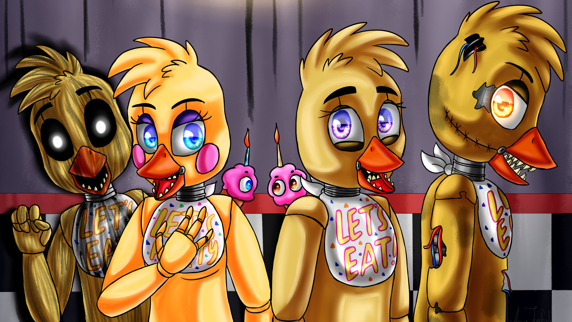 Funtime Chica's Jumpscare by  on  @DeviantArt