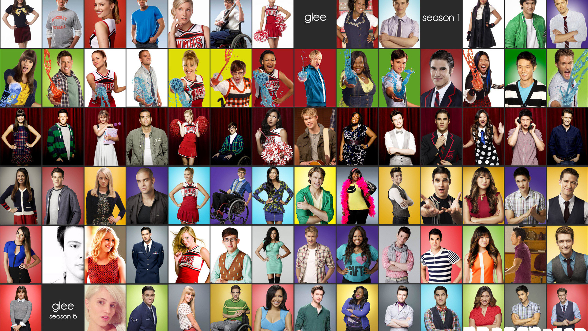 1920x1080 Glee Cast Tv Series, Glee Cast Collage, Music, Glee Cast