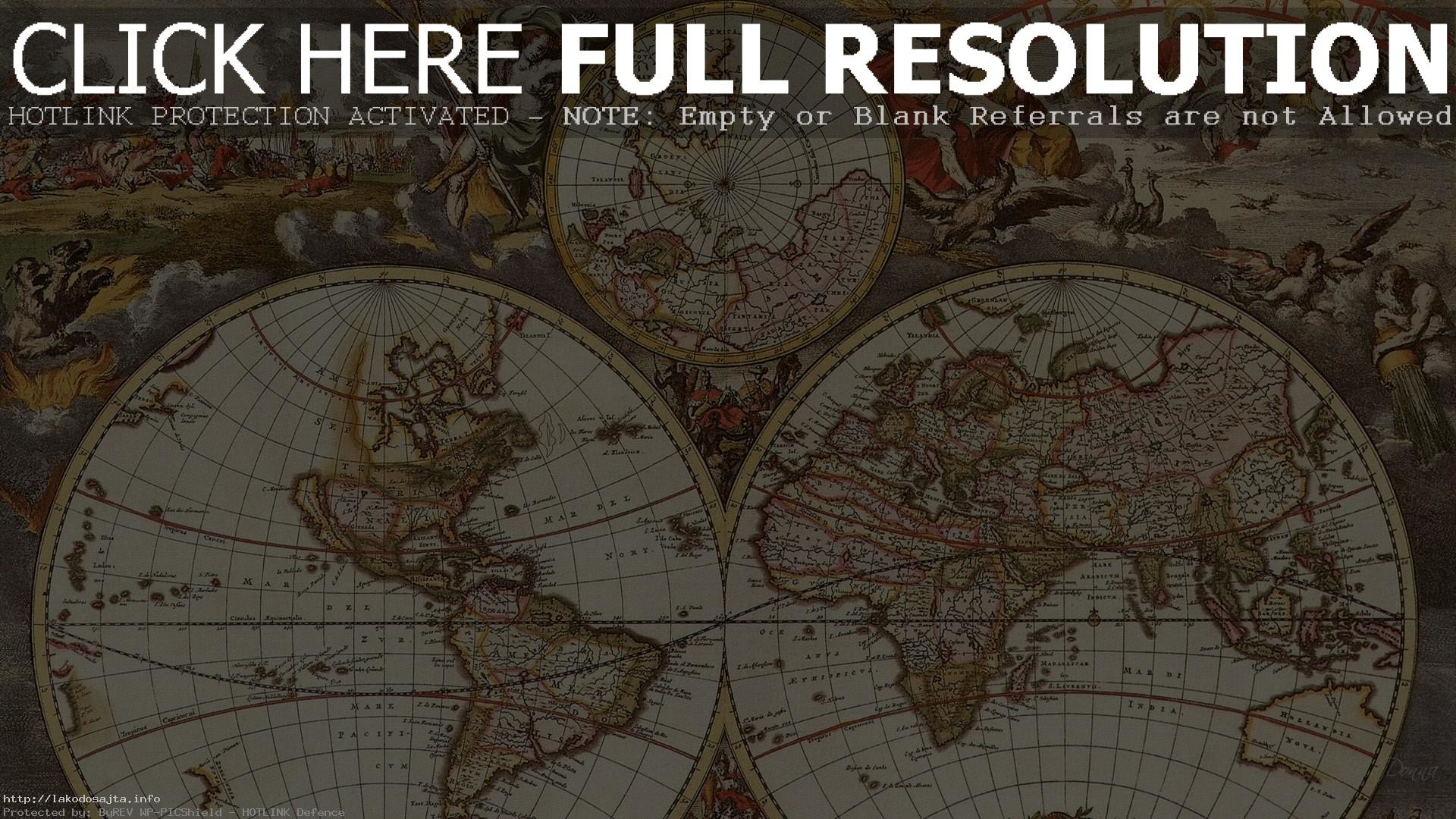 antique world map desktop wallpaper