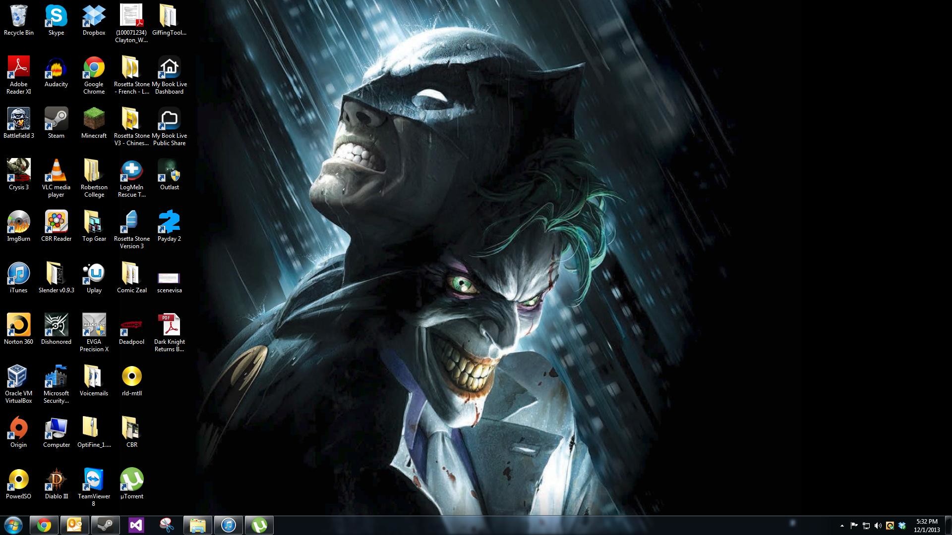 1920x1080 My new desktop background, from The Dark Knight Returns OST .