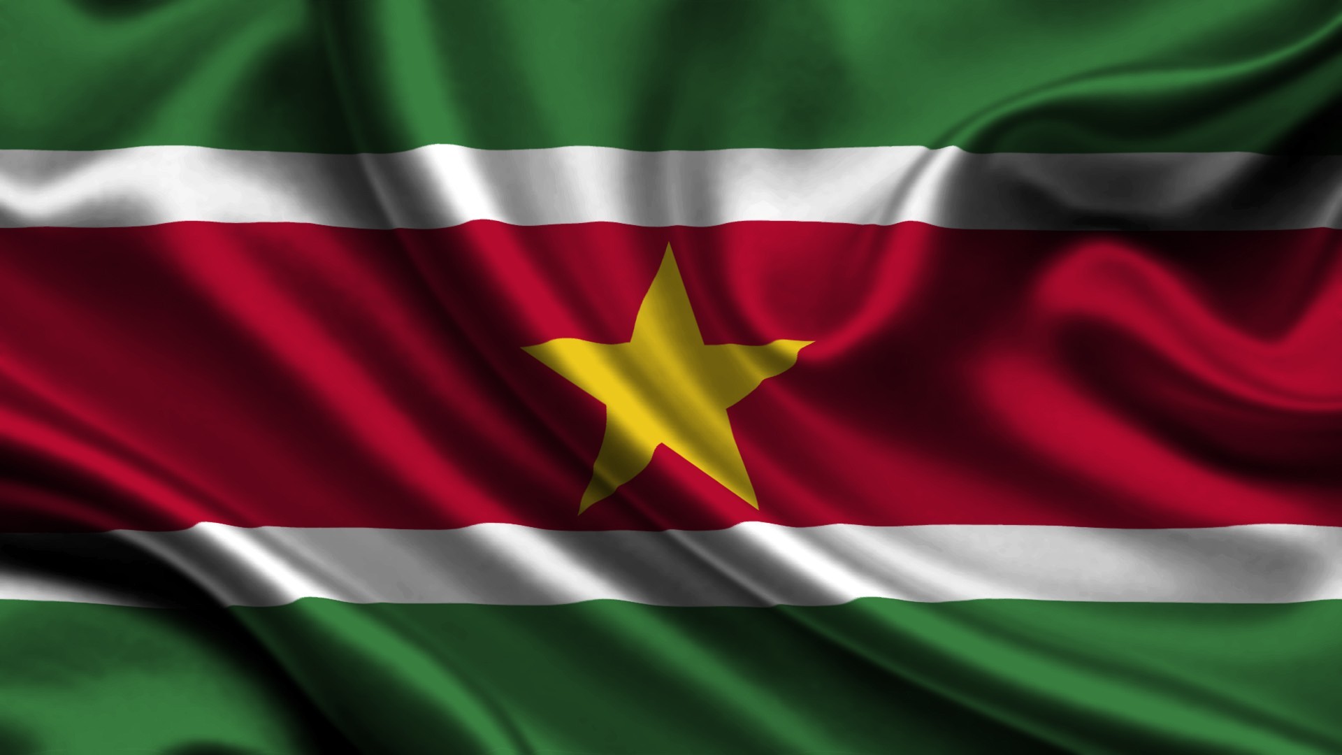 1920x1080 Flag of Suriname wallpaper