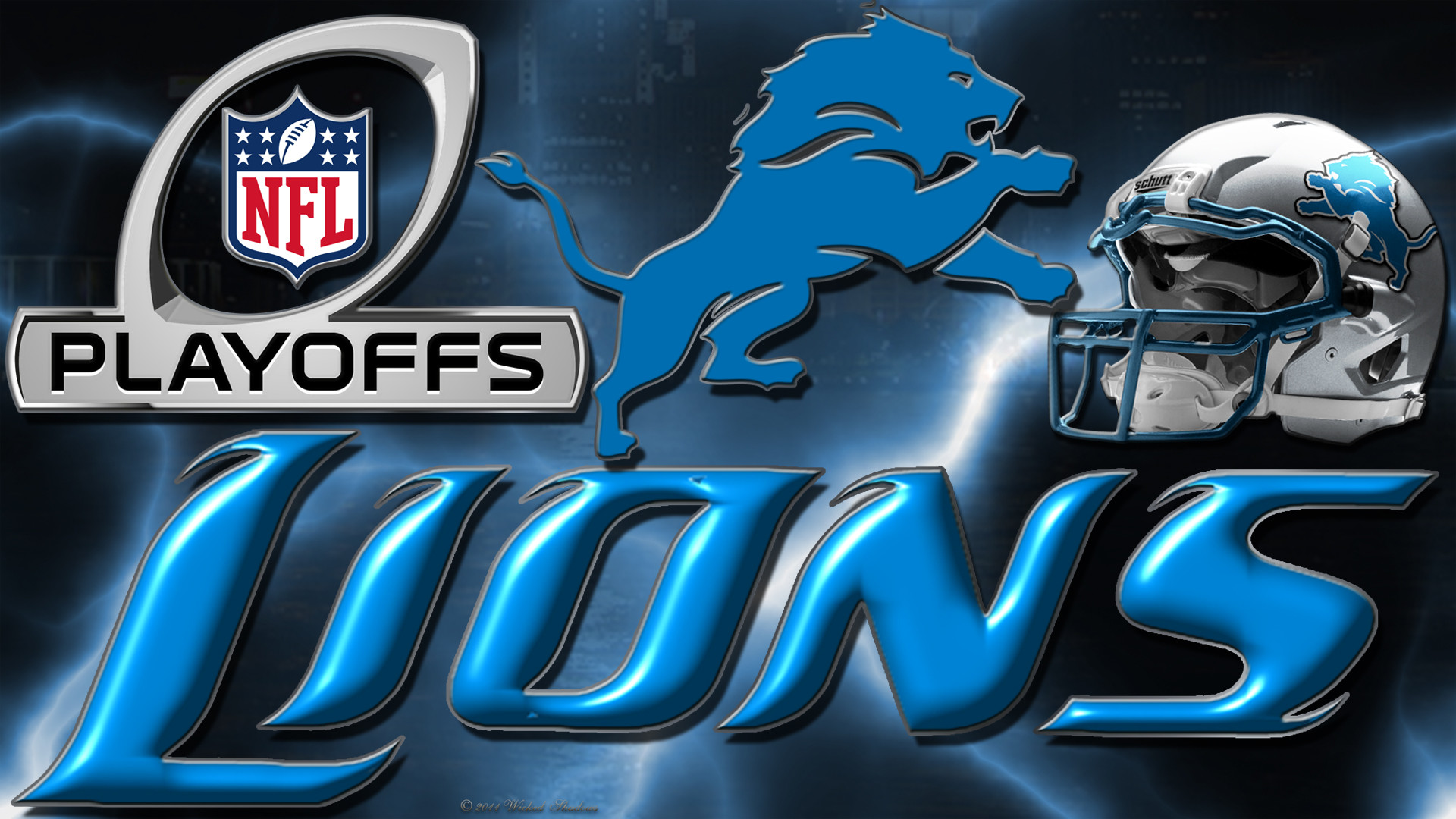 1920x1080 Wallpapers By Wicked Shadows: Detroit Lions 2012 Playoffs Wallpaper