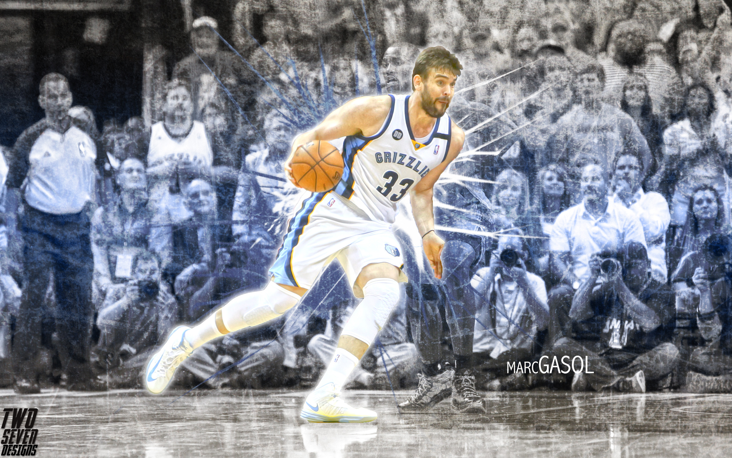 2560x1601 NBA: Playoffs-Oklahoma City Thunder at Memphis Grizzlies Â· Morris Twins  Wallpaper