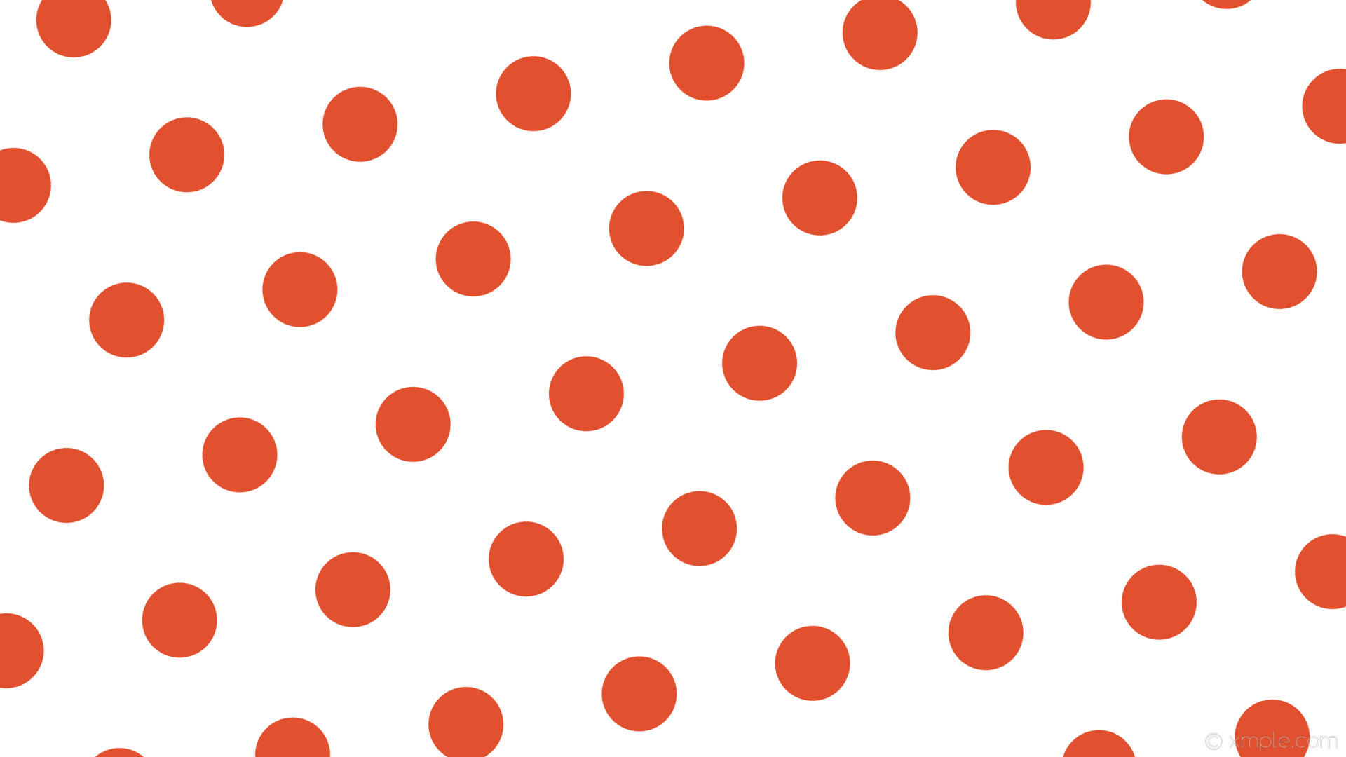 1920x1080 wallpaper white polka dots red hexagon #ffffff #e1512f diagonal 10Â° 107px  251px