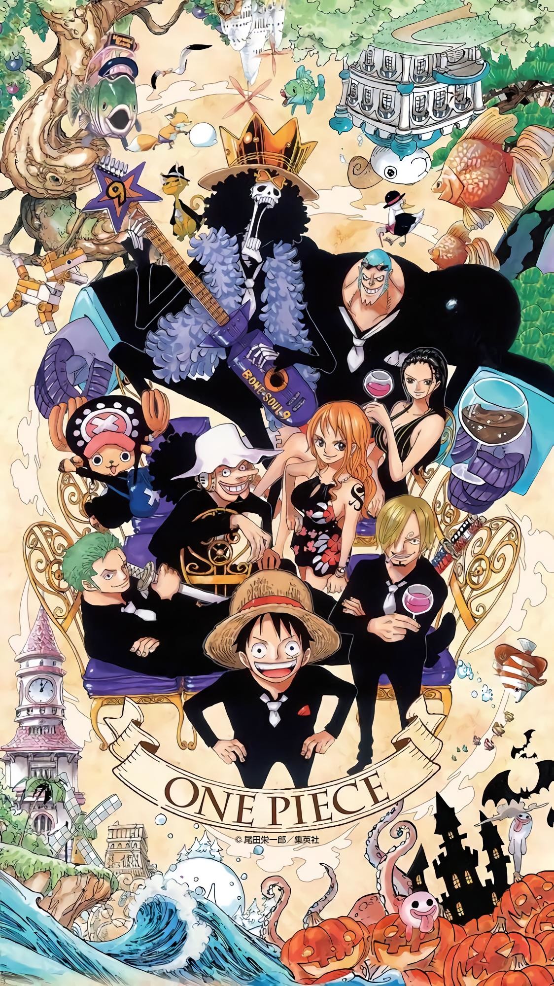 1124x2000 Upscaled One Piece 20th Anniversary Wallpapers...at last! Enjoy!
