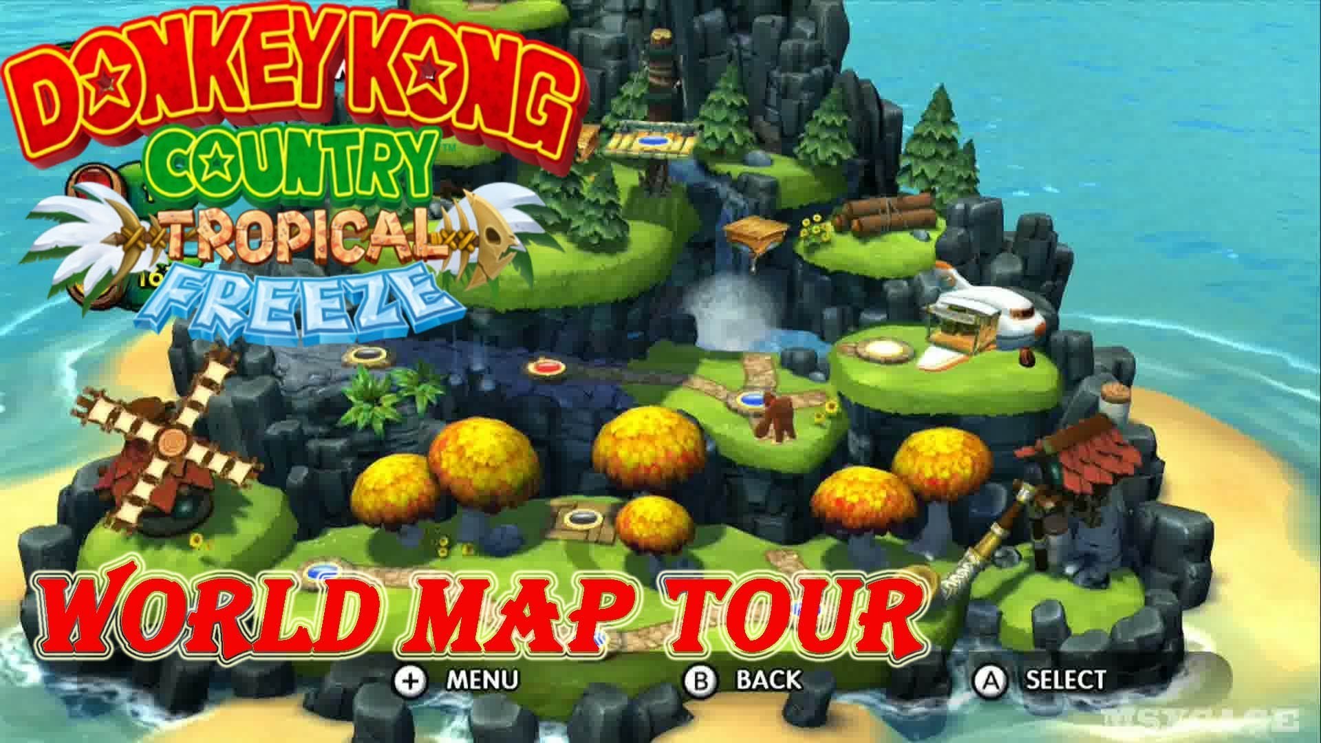 1920x1080 donkey kong country tropical freeze : High Definition Background