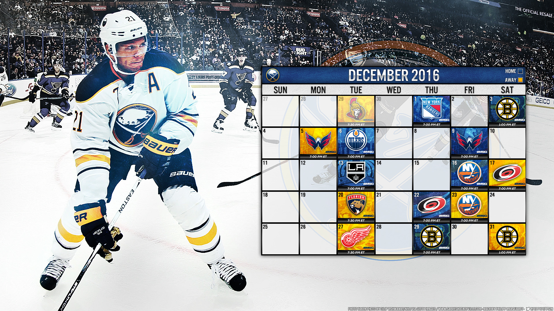 Buffalo Sabres Schedule Wallpaper (73+ images)