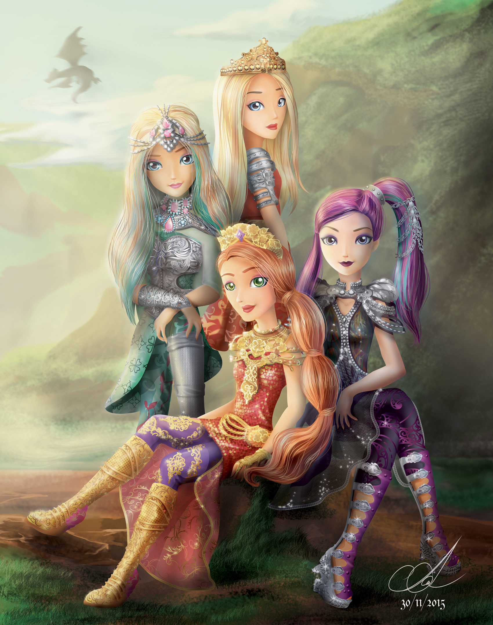 1700x2154 ... Dragon Games - Ever After High by Aayov