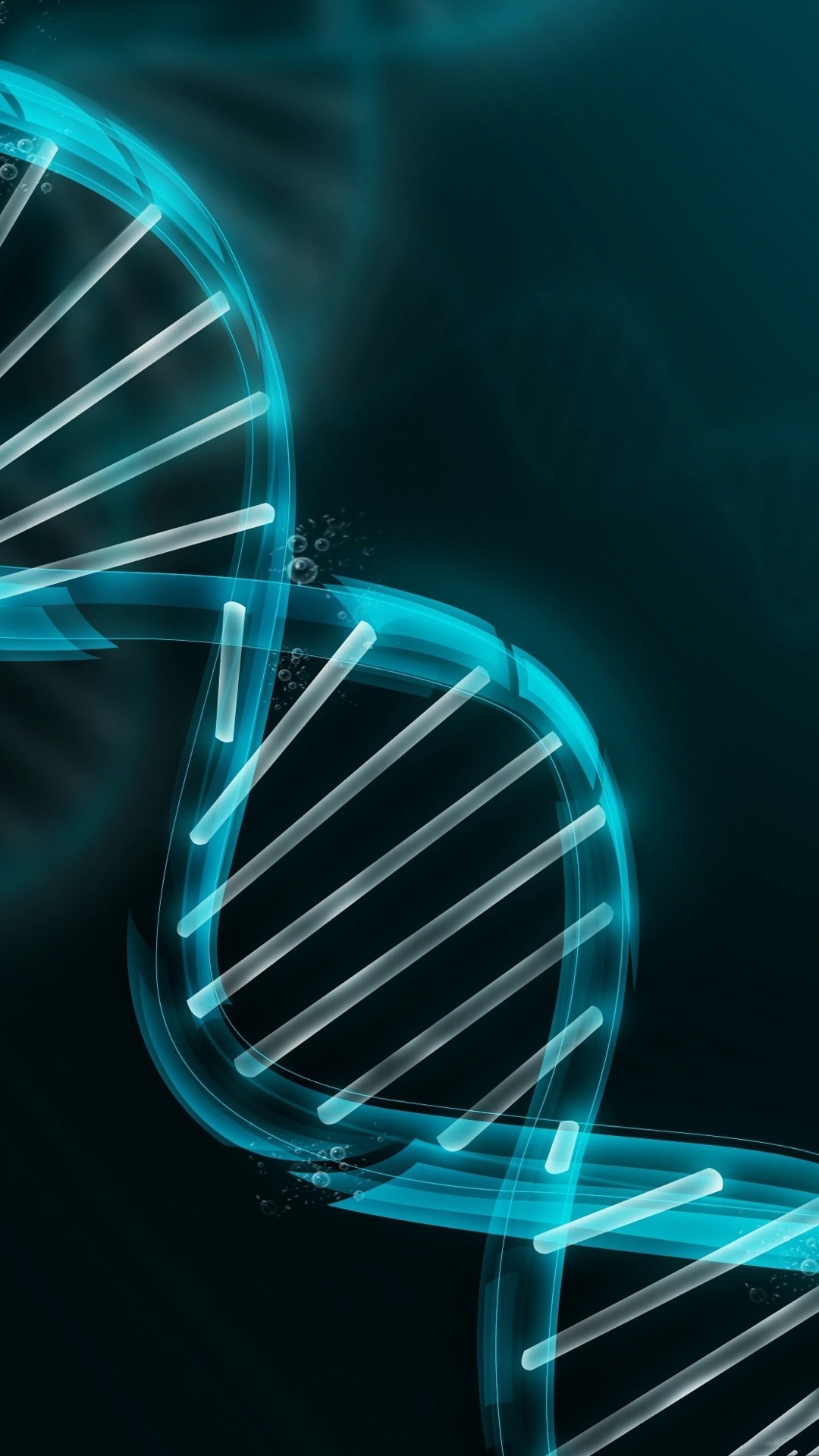 1080x1920  3D DNA illustration - Best htc one wallpapers