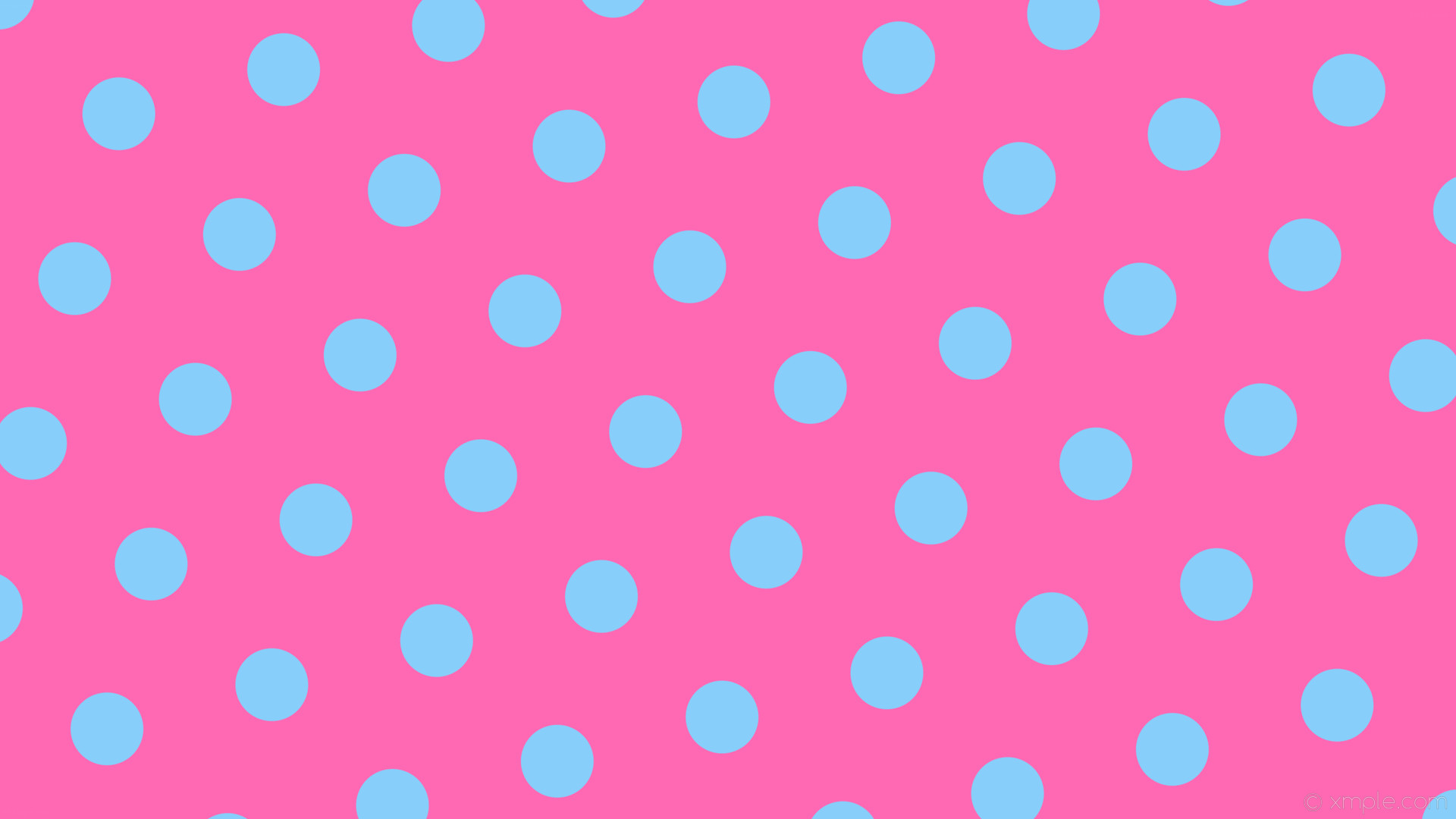 1920x1080 wallpaper hexagon dots polka blue pink hot pink light sky blue #ff69b4  #87cefa diagonal