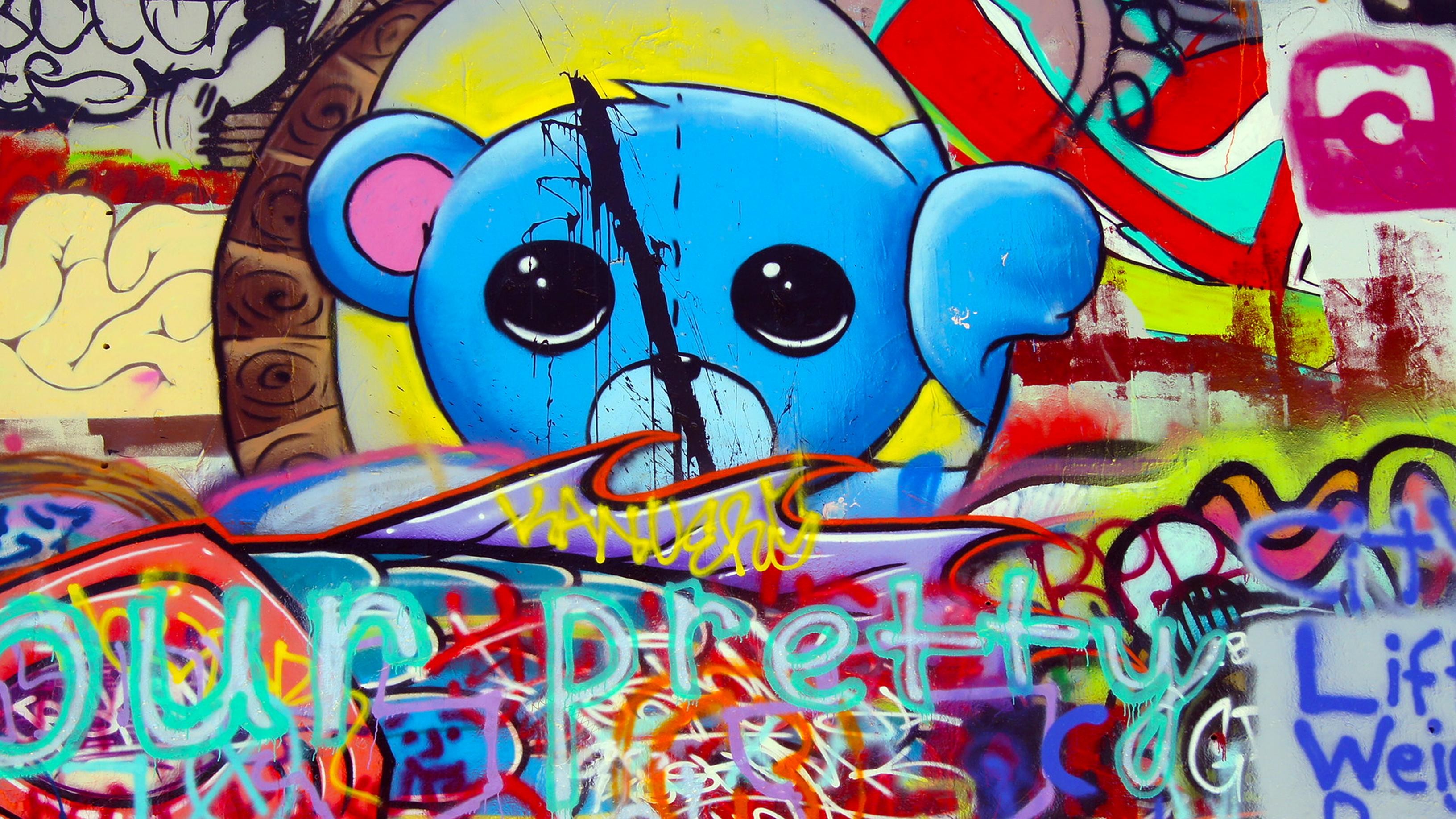 3264x1836 1920x1080 Colorful Graffiti Street Art | Cool Wallpapers">