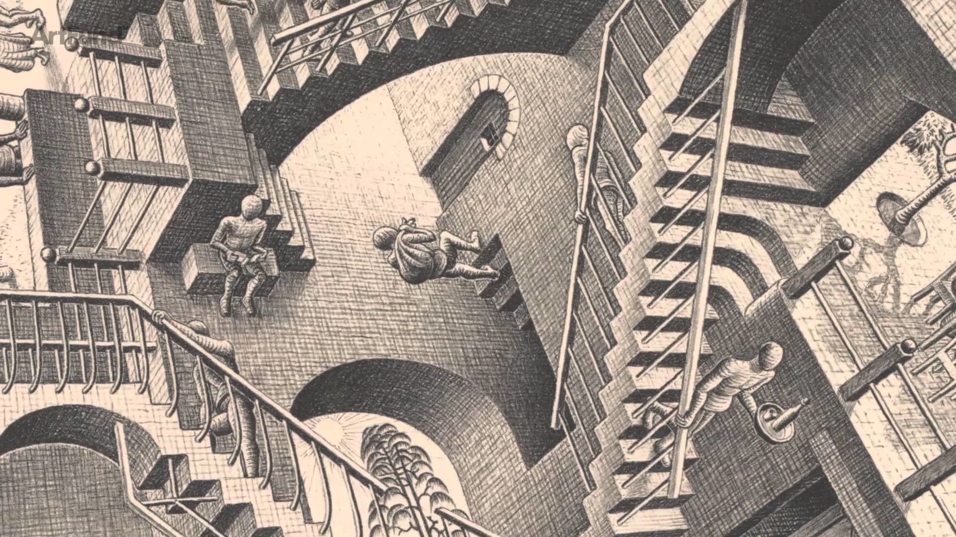 Like M C Escher Wallpaper