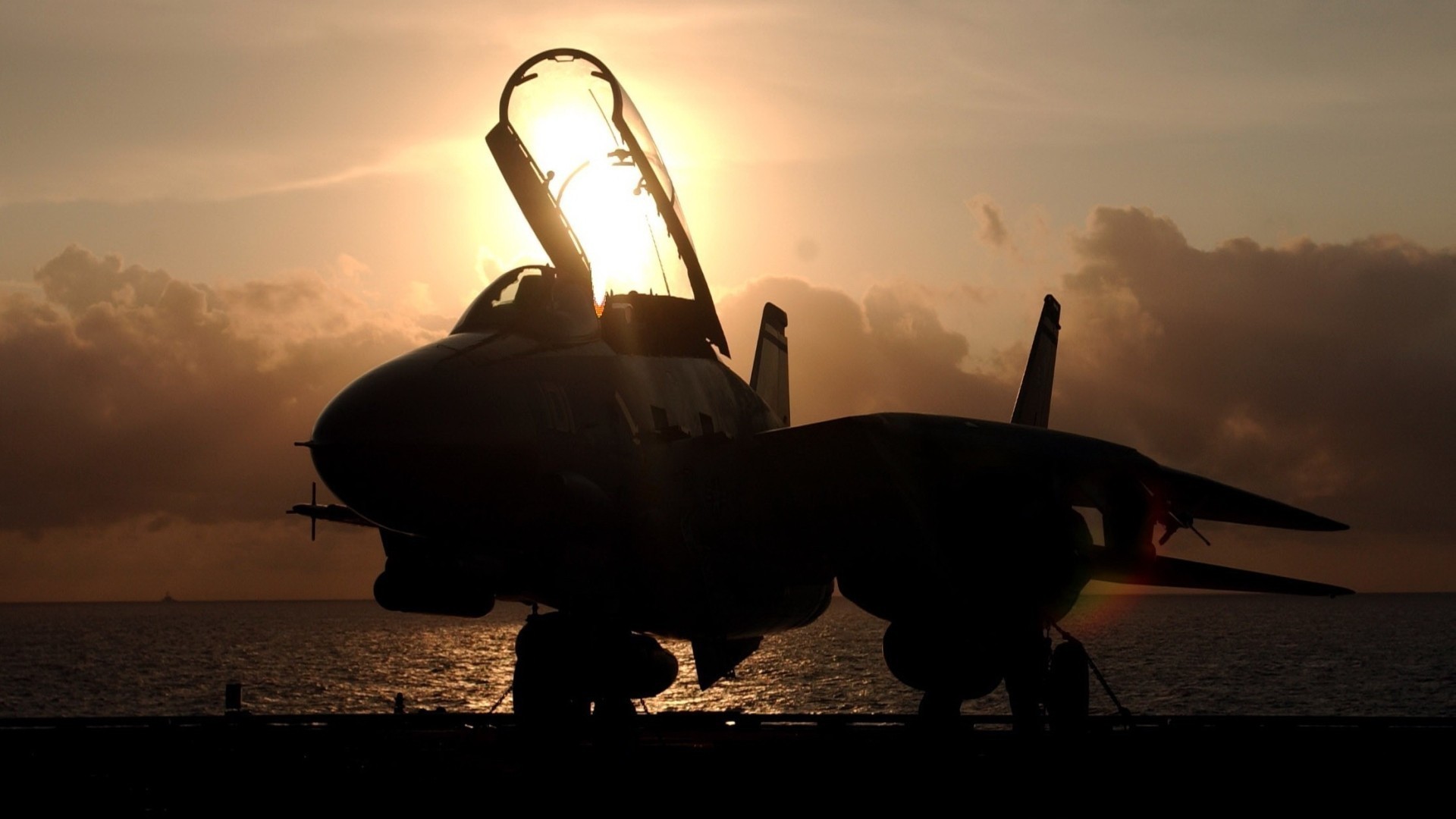 1920x1080 F14 tomcat aircraft carriers fighter jets military wallpaper