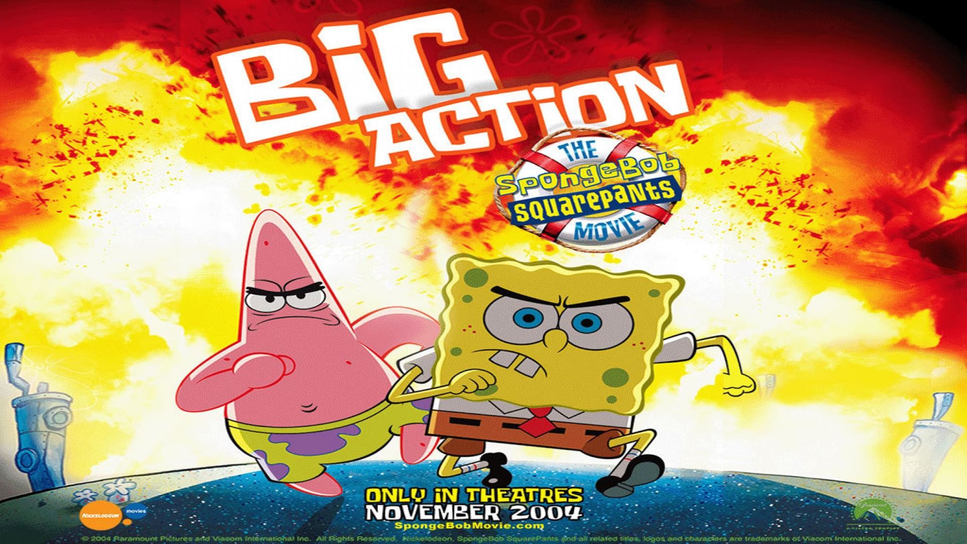 1920x1080 Big Action Spongebob Squarepants