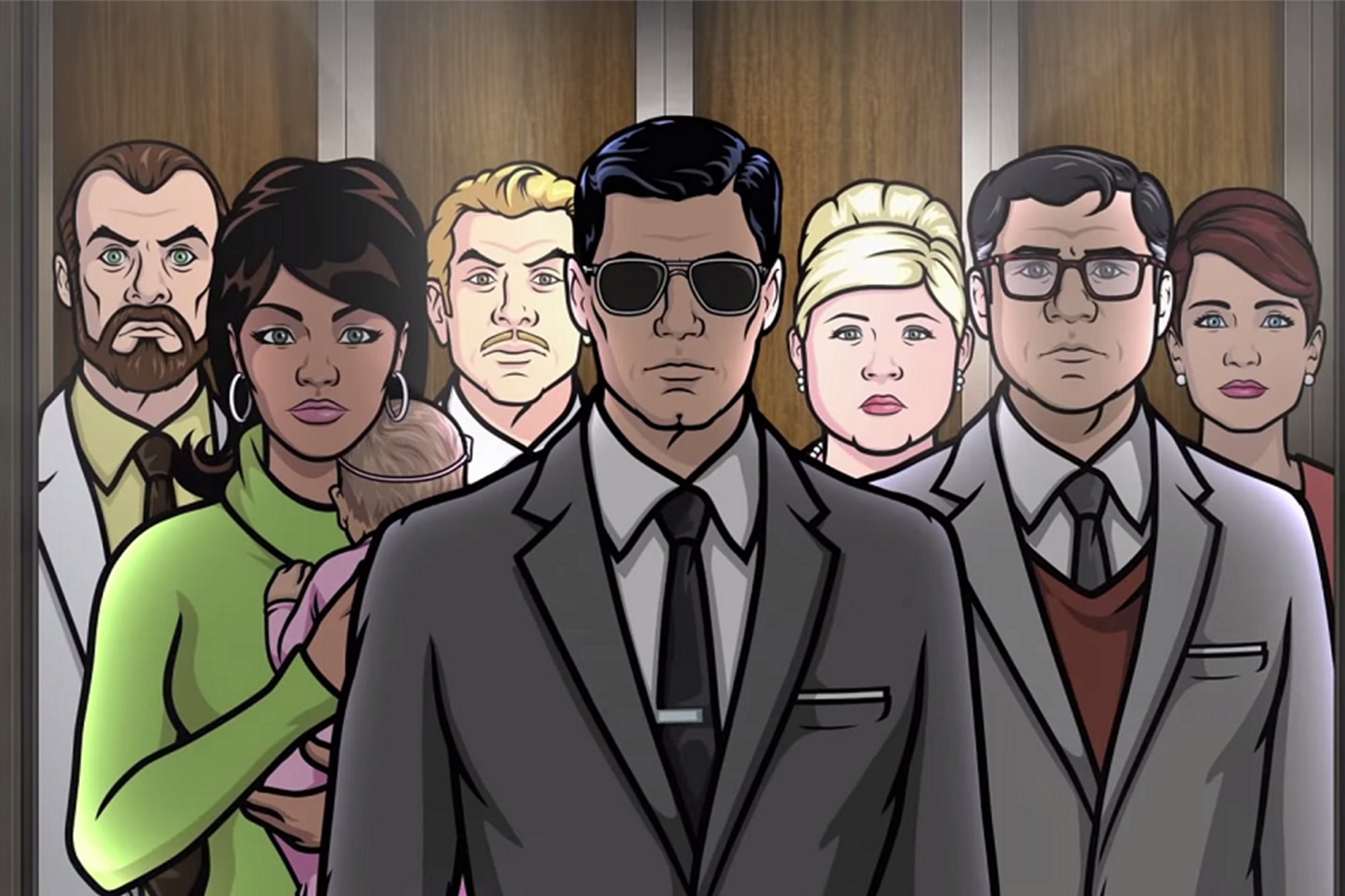 2000x1333 The cast of Archer 2
