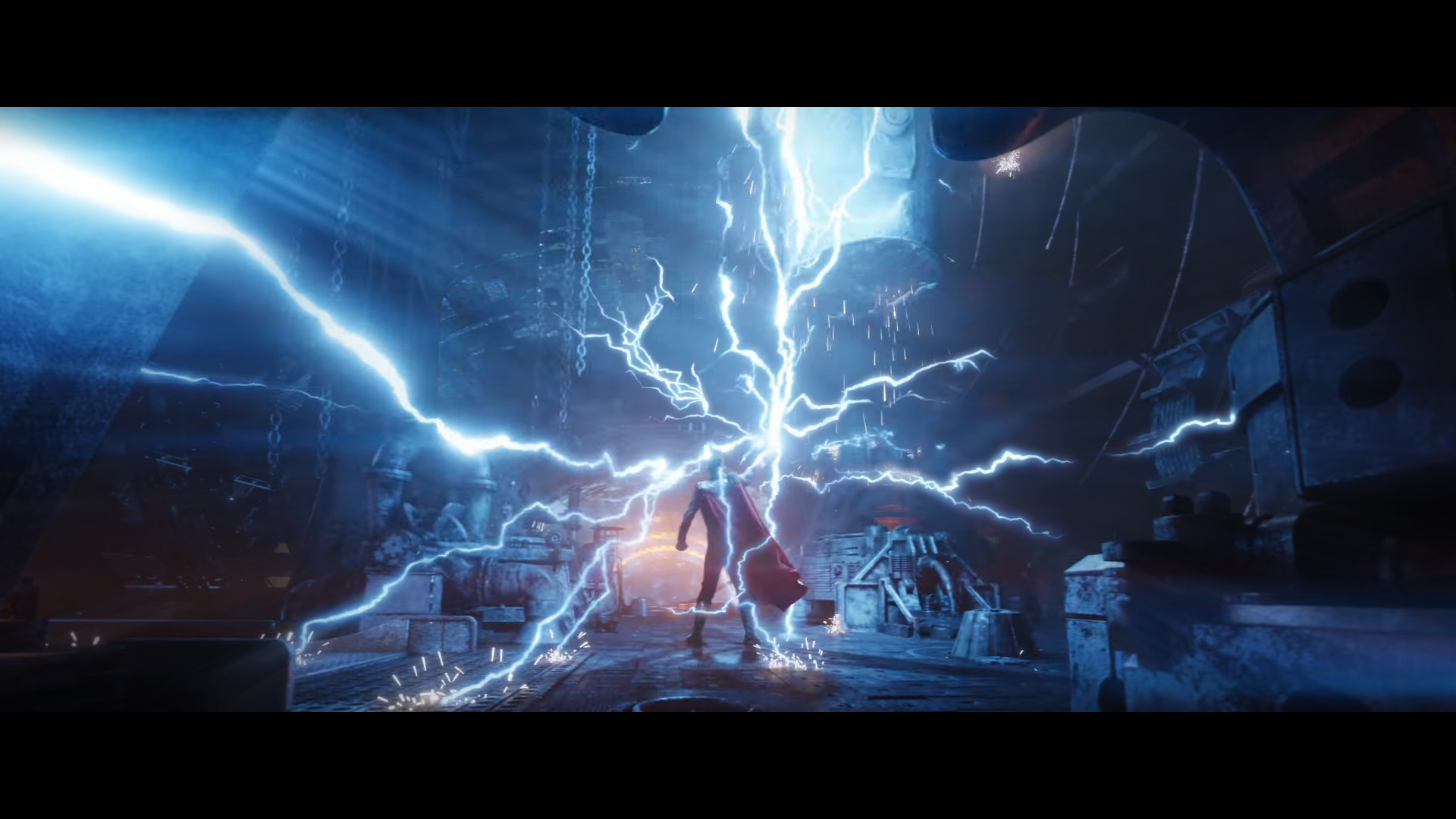 1920x1080 Made this Thor scene into a wallpaper : marvelstudios