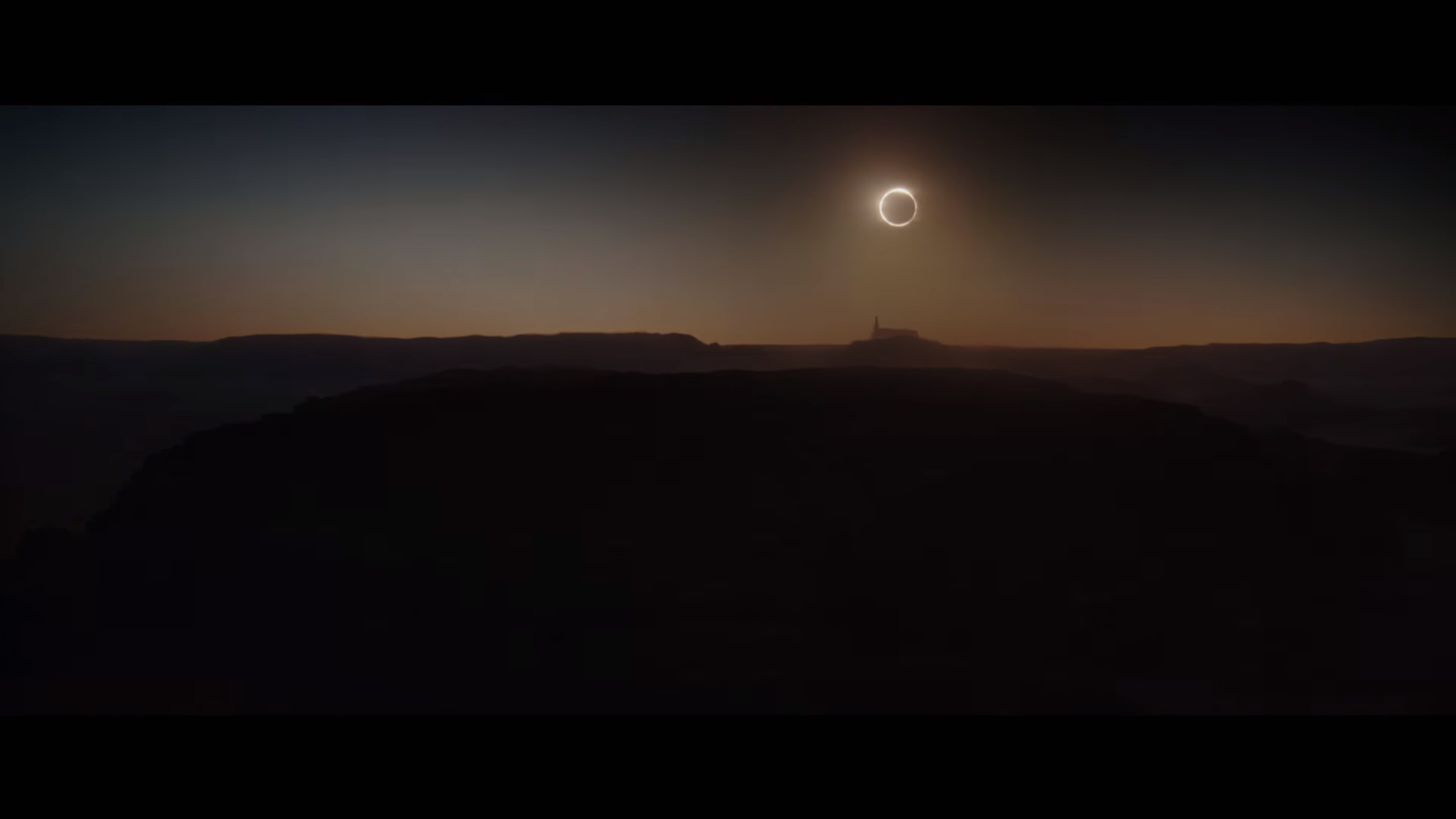 2560x1440 Death Star Eclipse Wallpaper - From Trailer 2