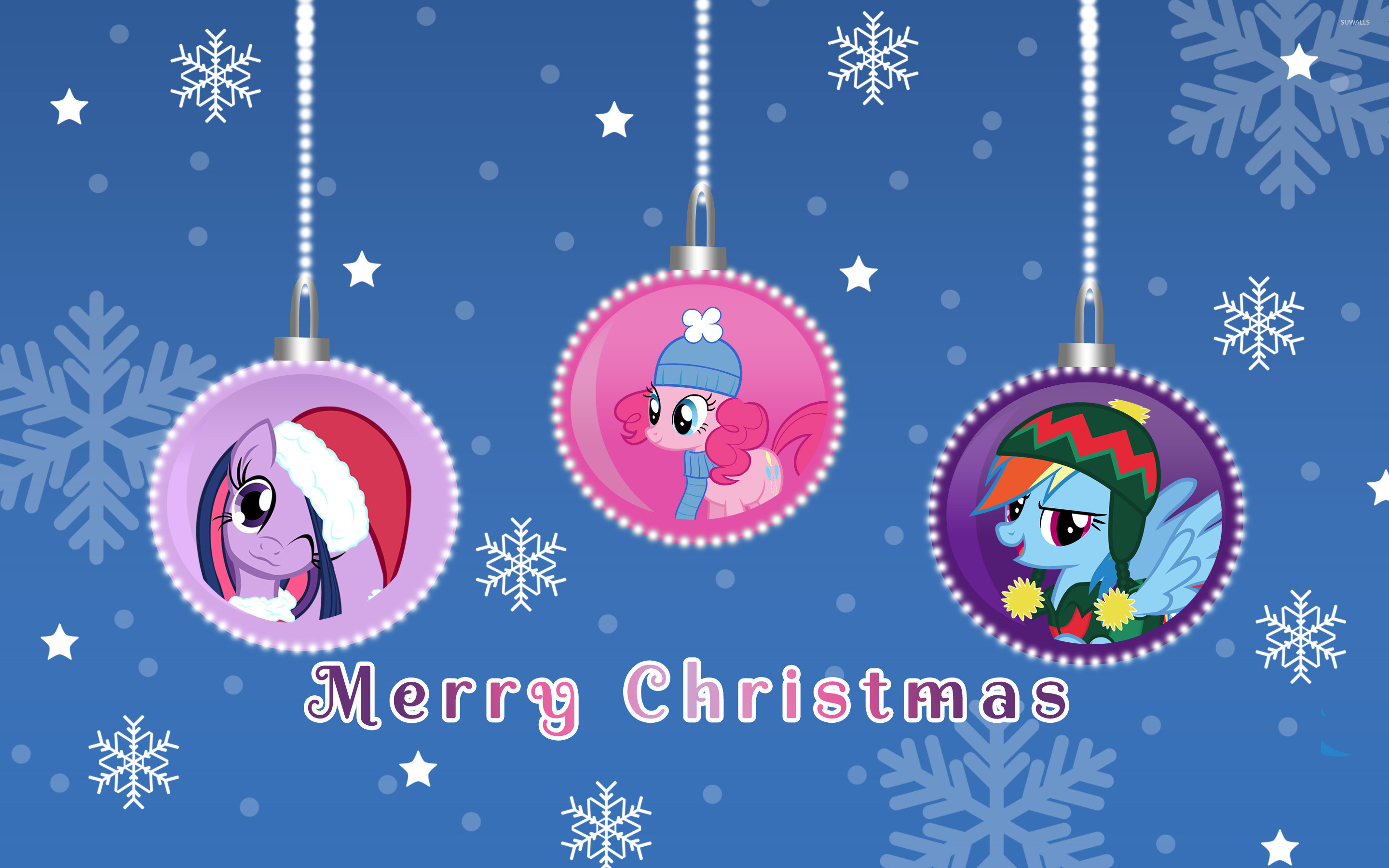2880x1800 Merry My Little Pony Friendship is Magic Christmas wallpaper
