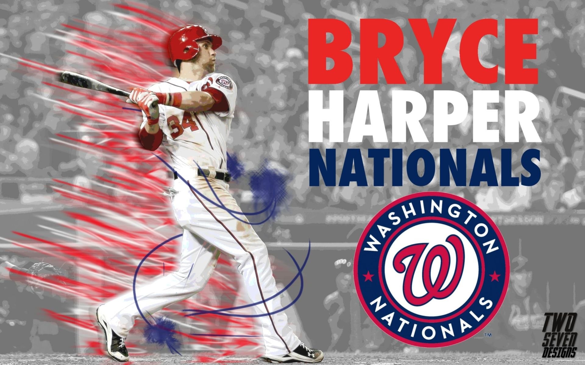 1920x1200 Washington Nationals Bryce Harper ...