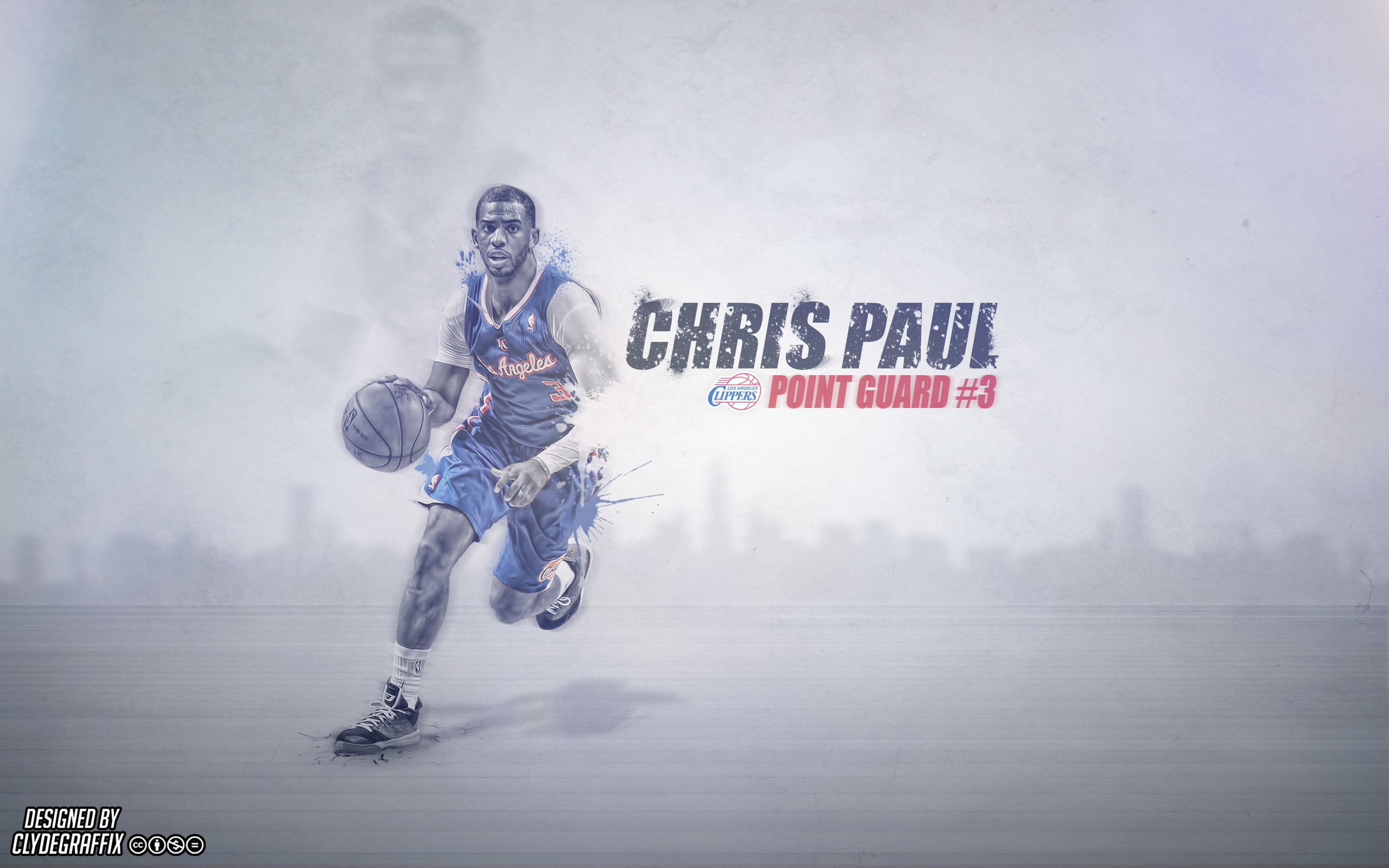 2880x1800 Chris Paul LA Clippers 2014 Wallpaper