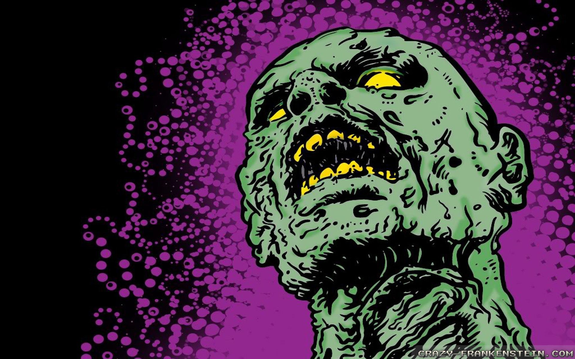 1920x1200 Halloween Zombie wallpapers - Crazy Frankenstein