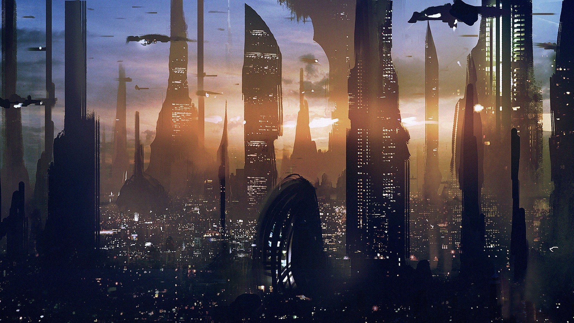 1920x1080 Star Wars, skyscraper, future city wallpaper  Full HD