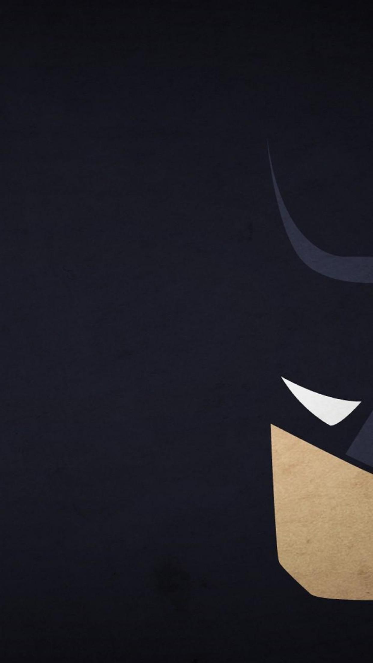 iPhone11papers.com | iPhone11 wallpaper | ae08-batman -blue-minimal-illust-art-hero