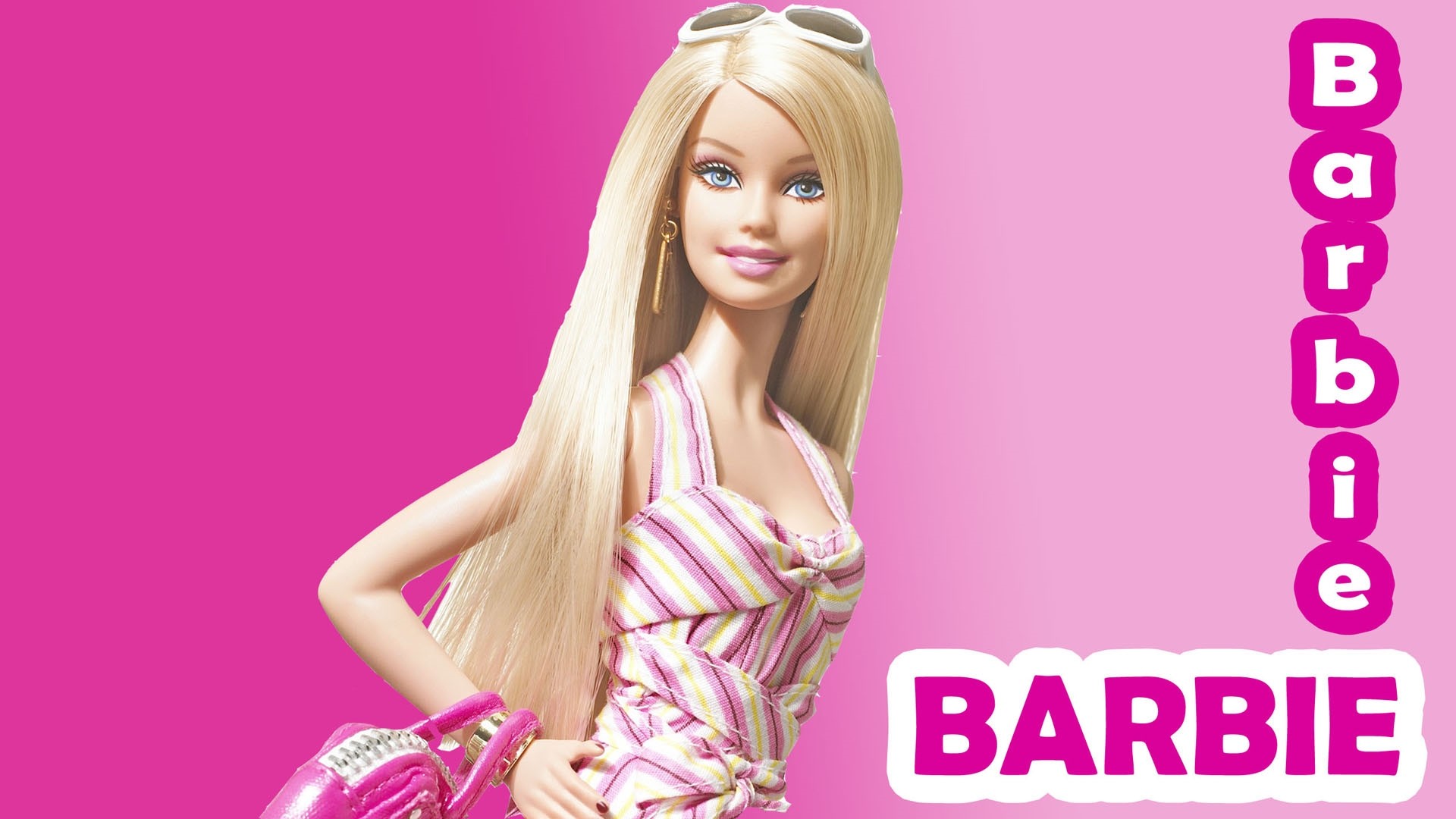1920x1080 disney barbie pink background