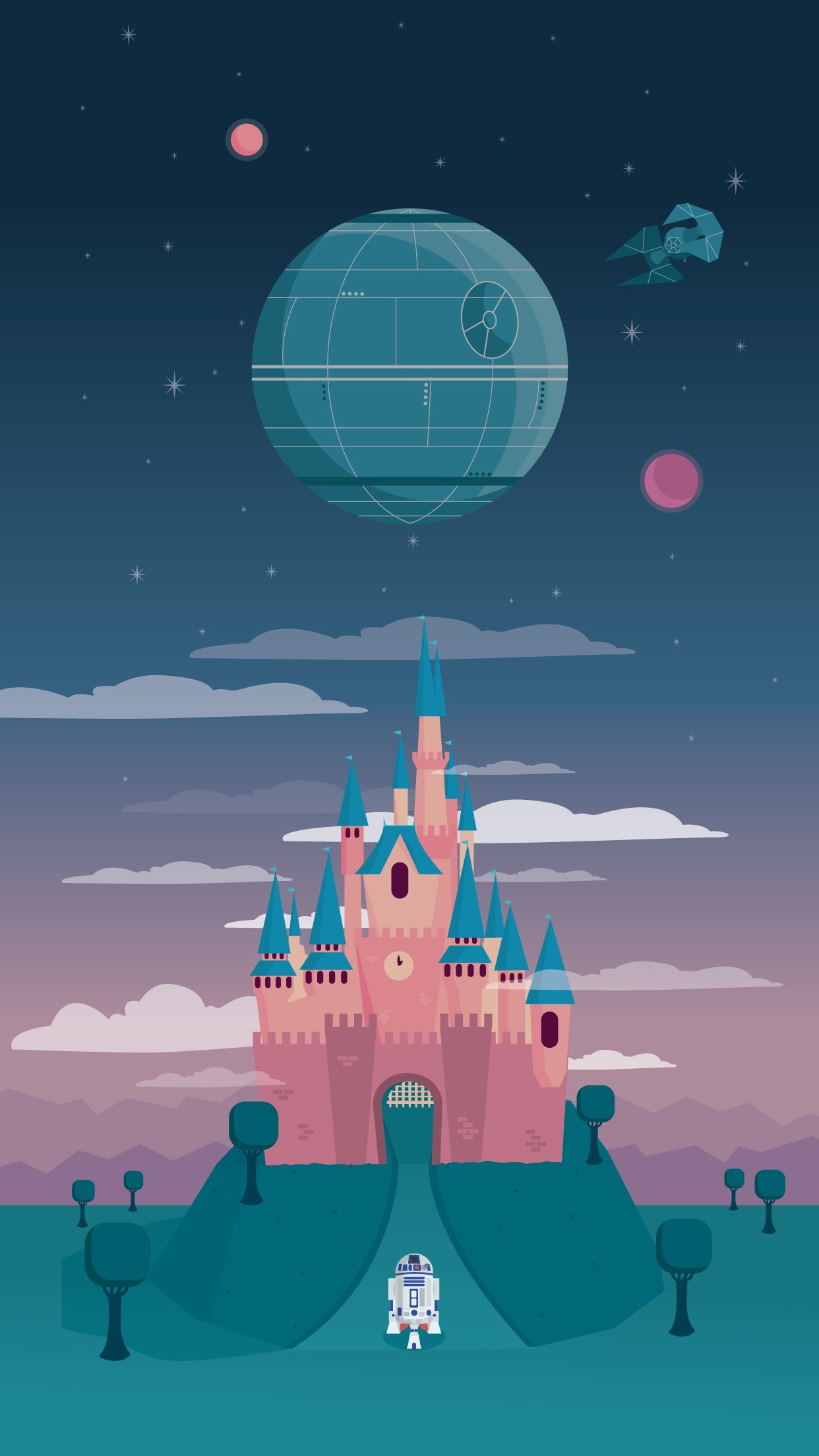 1242x2208 Disney and the Death Star by: Milli-Jane ...