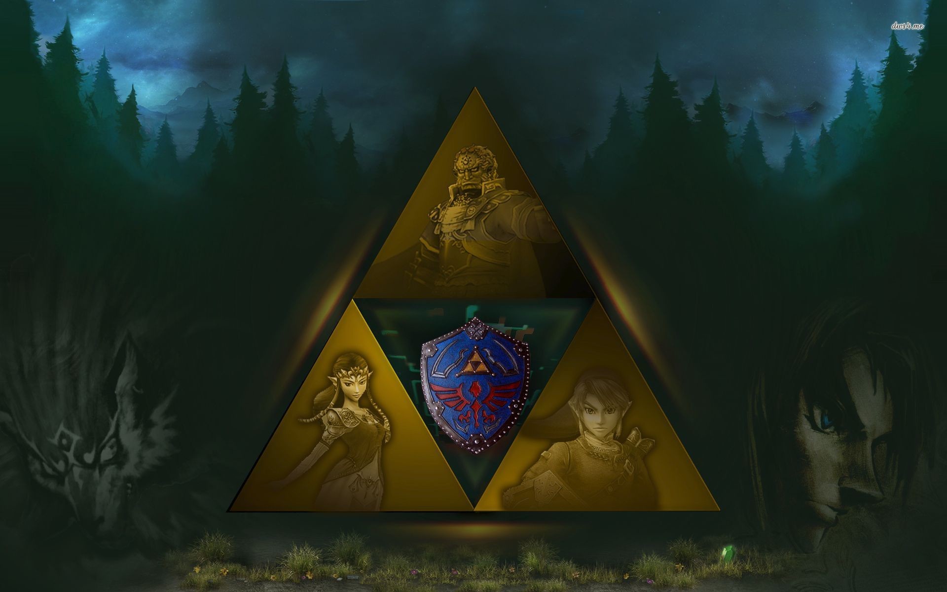 1920x1200 Legend Of Zelda Triforce Symbol Wallpaper