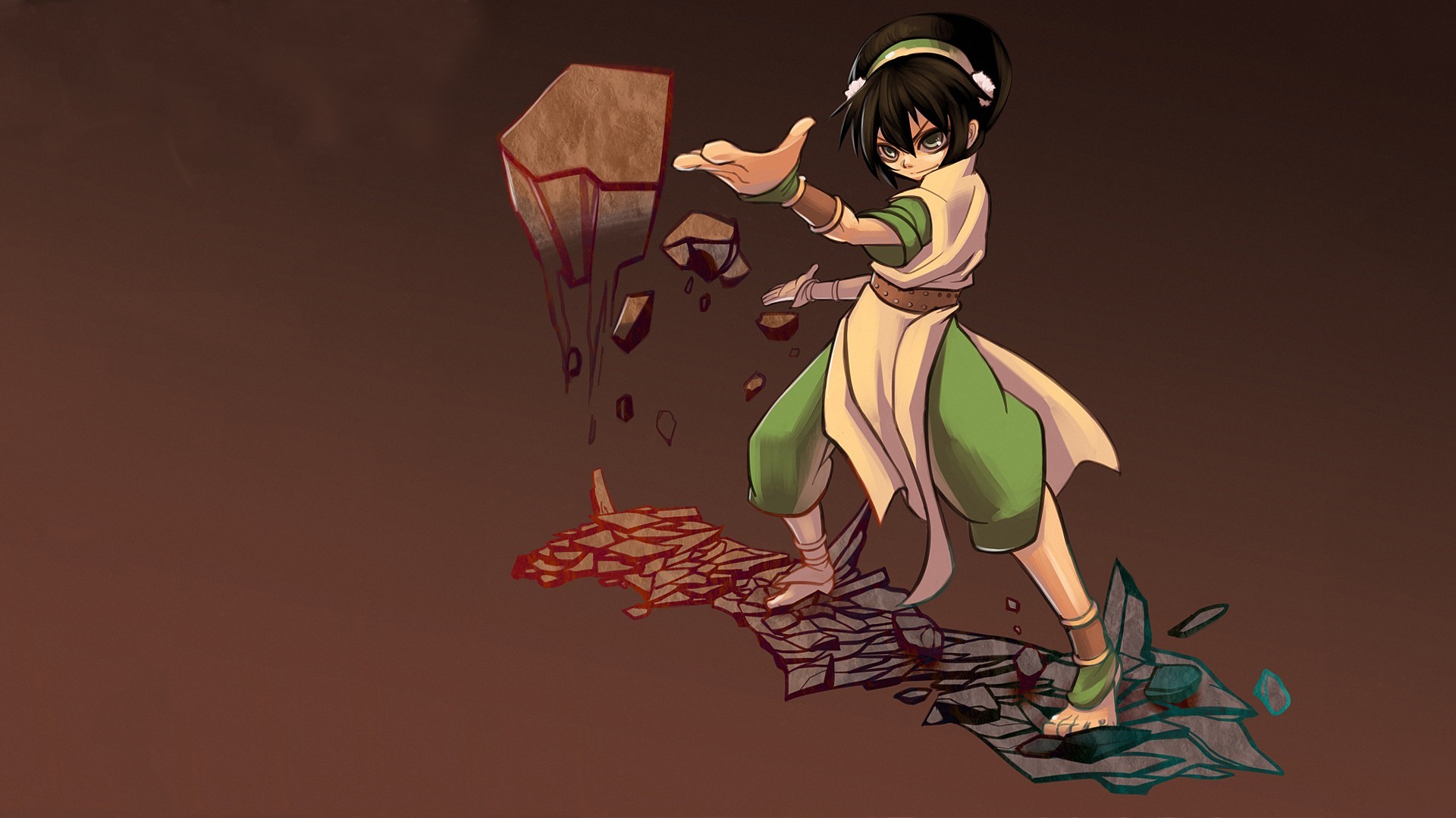 1920x1080 Avatar: The Last Airbender, Toph Beifong, Artwork Wallpapers HD / Desktop  and Mobile Backgrounds
