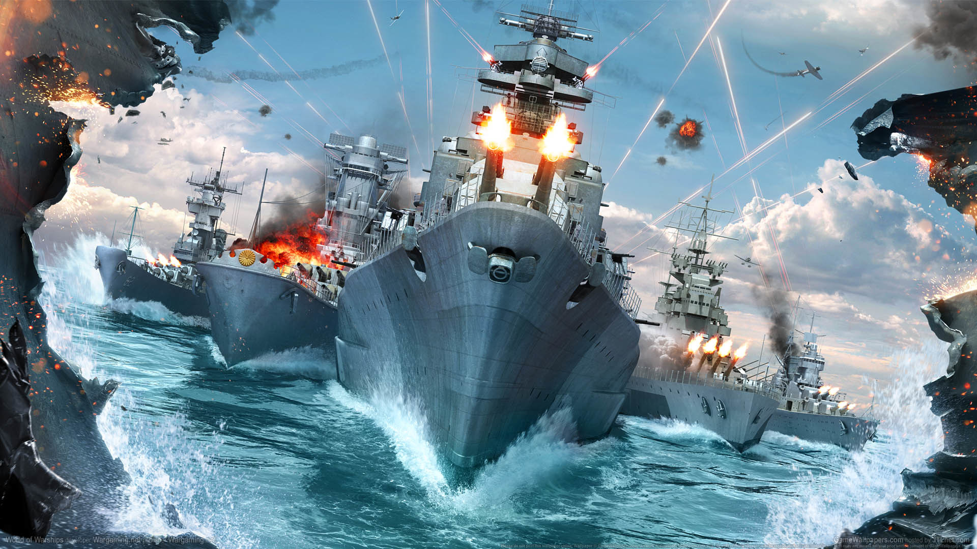 1920x1080 World of Warships wallpaper or background World of Warships wallpaper or  background 01