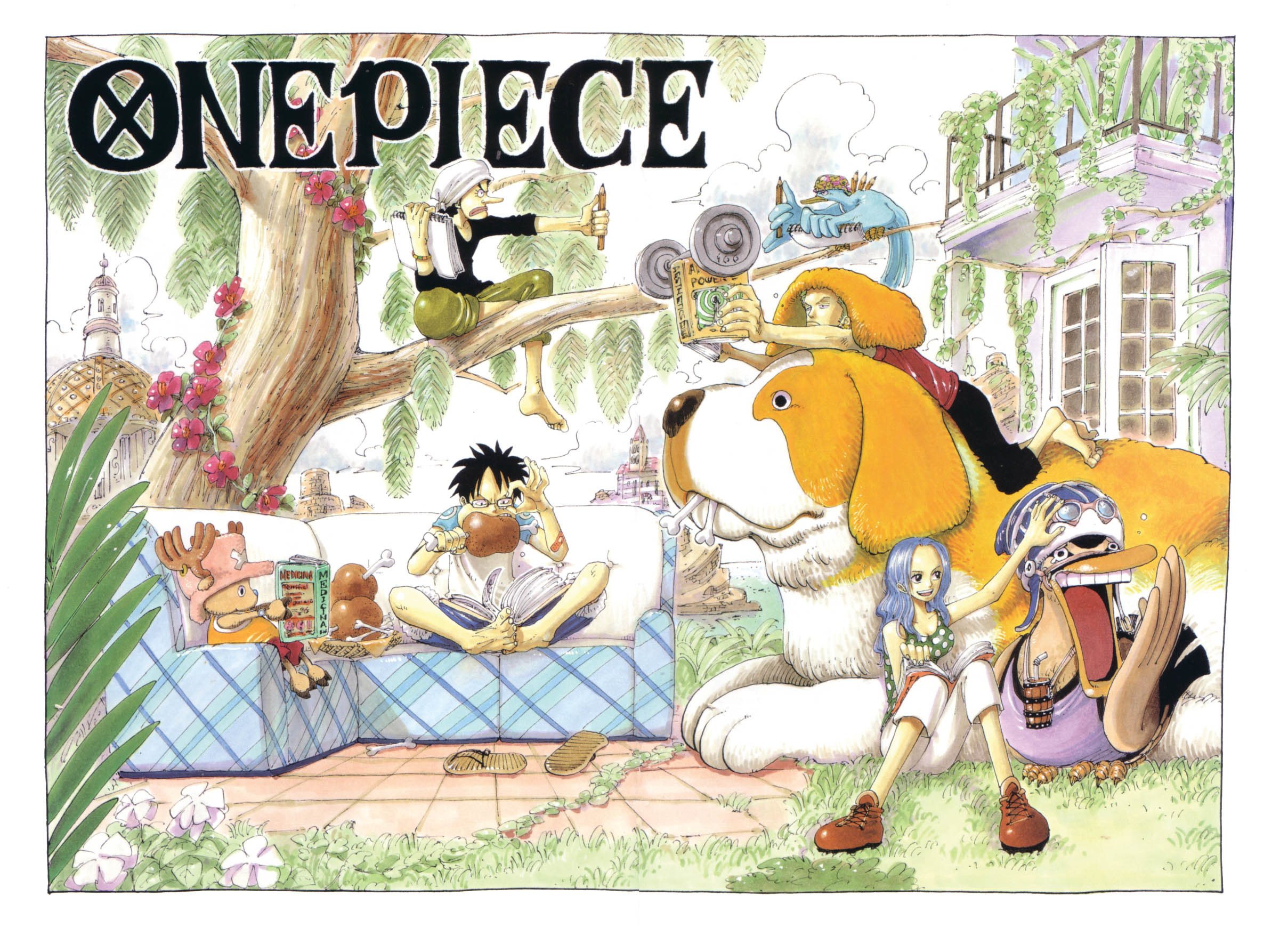 2417x1741 One Piece Wallpapers - Nami, Donkey D Luffy, Zoro, Usopp