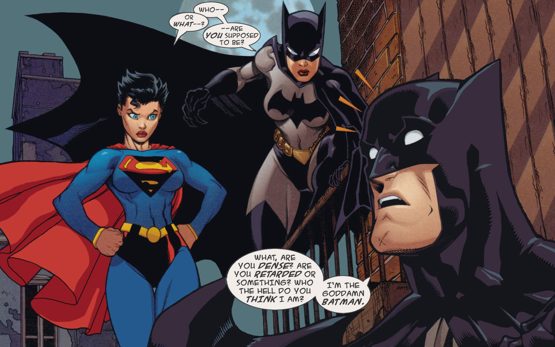 1920x1200 Batman Batwoman Dc Comics SuperWoman ...