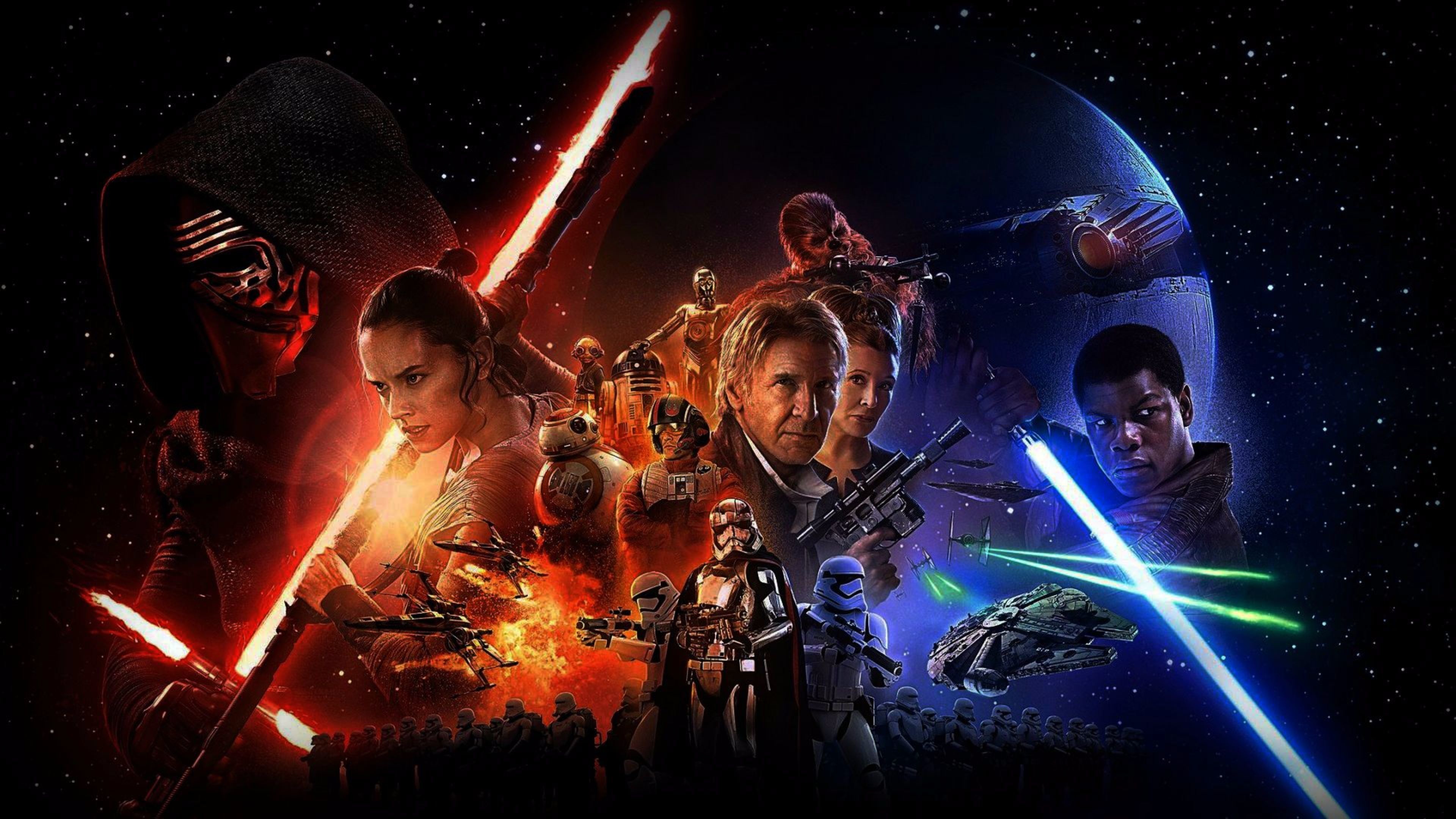 3840x2160 Top Star Wars The Force Awakens 4K Wallpaper