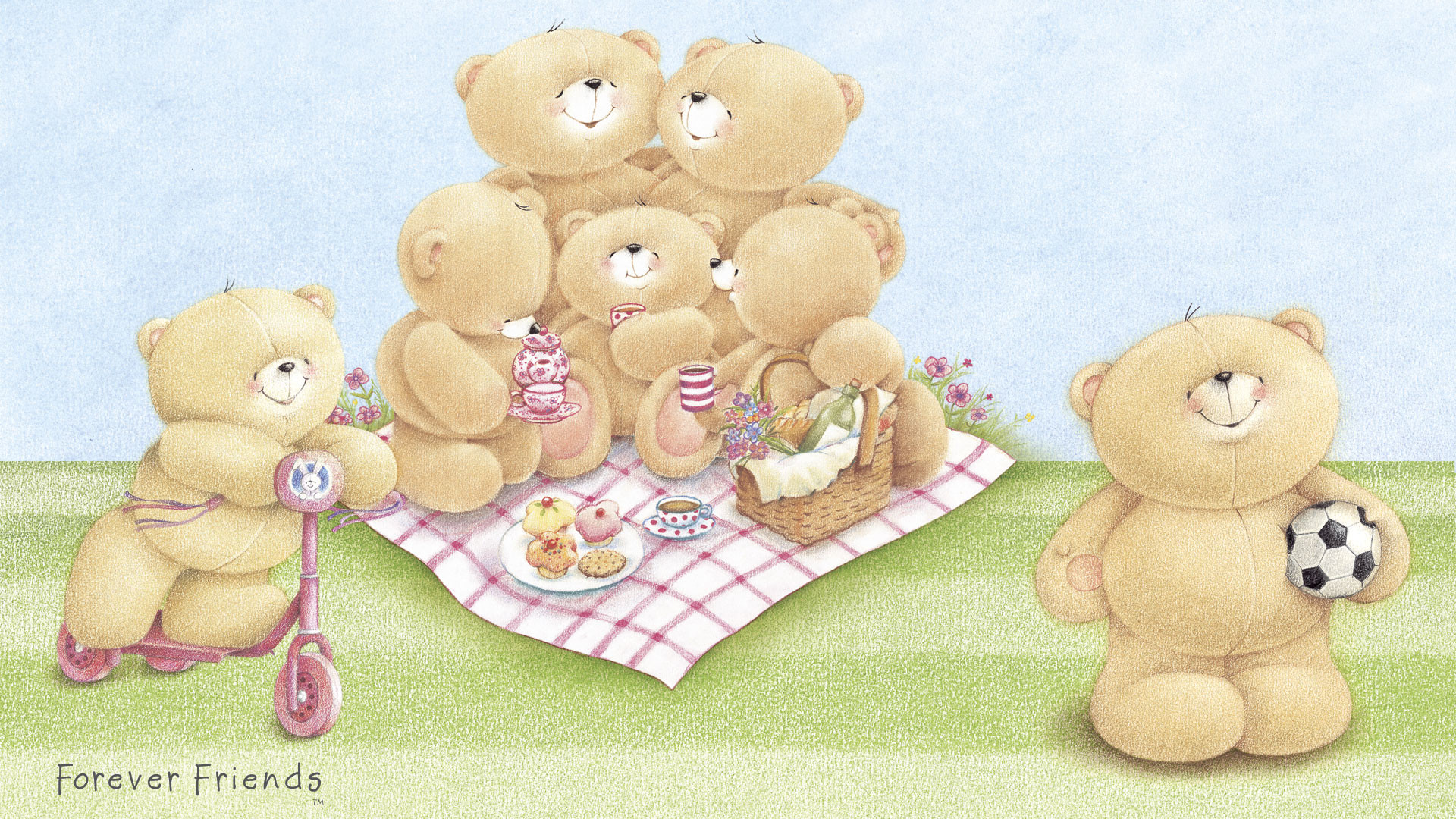 1920x1080 Brighten up your desktop with the cutest bears in the land! Browse through  our collection of wallpapers and simply click to download.