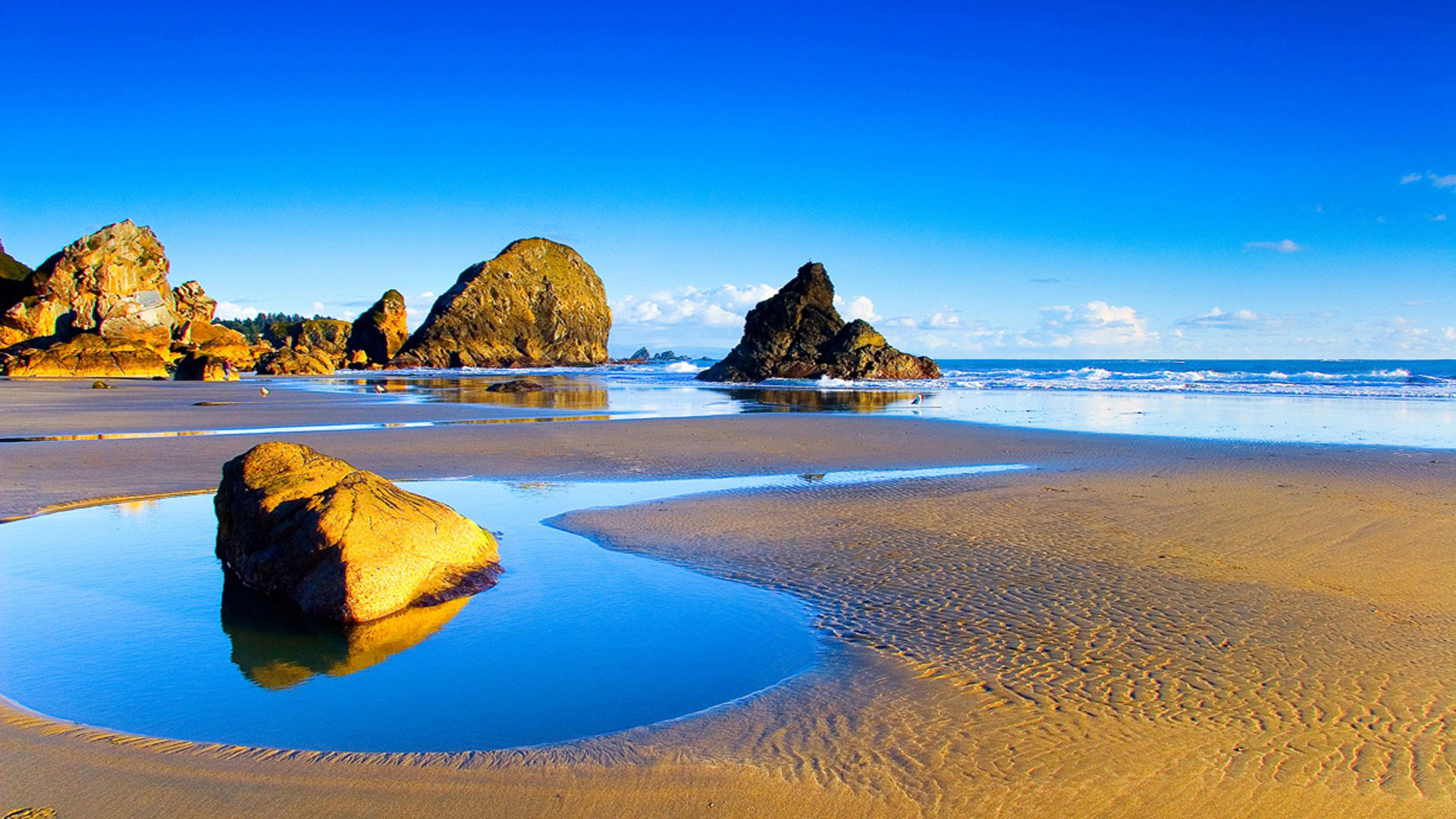 1920x1080 hd pics photos nature beach sand stones scenery desktop background wallpaper