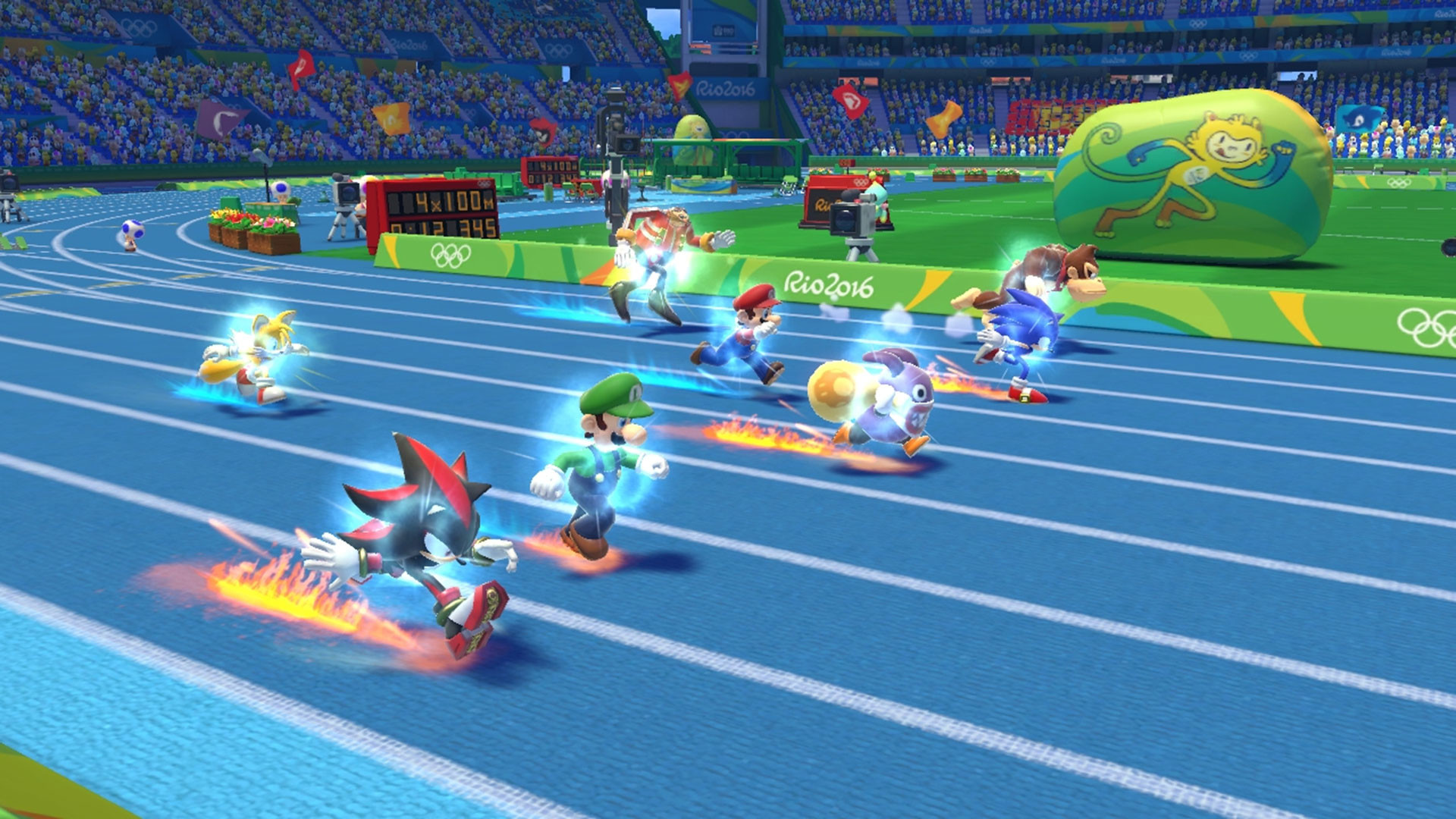 1920x1080 Mario and Sonic at the Rio 2016 Olymic Games 4K Wallpaper ...