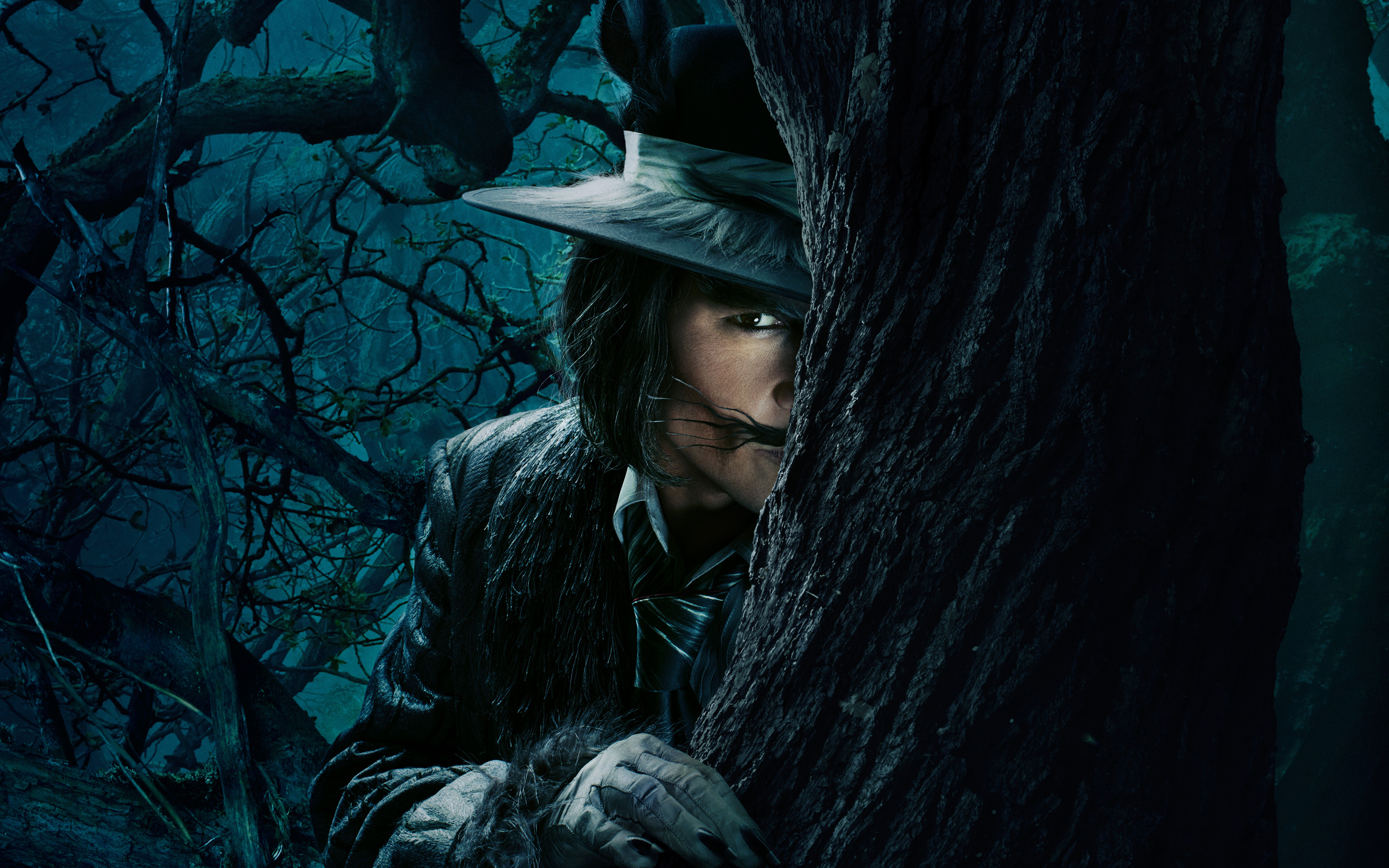 2880x1800 Johnny Depp The Wolf Into the Woods