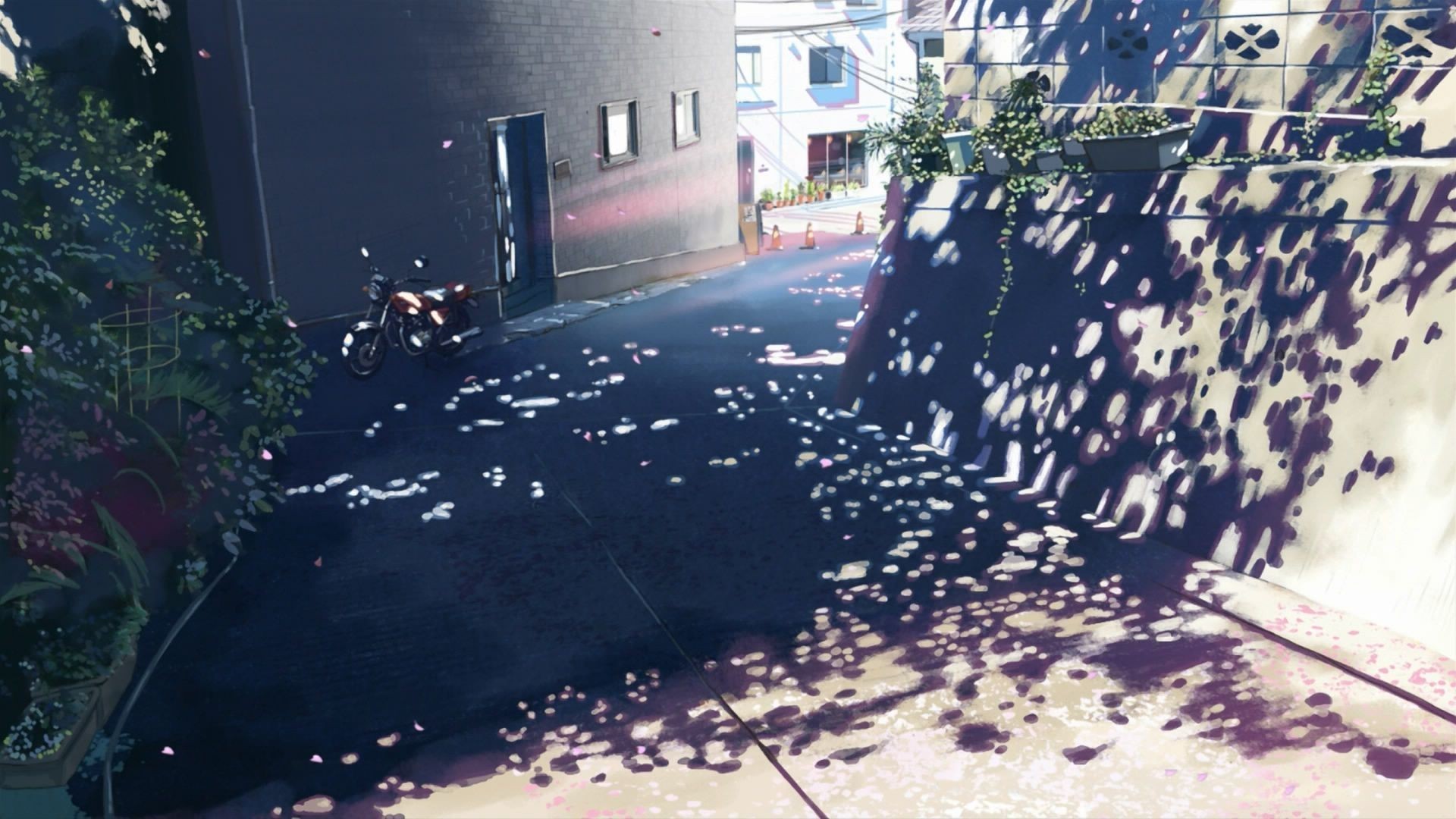 1920x1080 5 Centimeters Per Second, Anime, Makoto Shinkai, Sunlight, Plants,  Pavements Wallpapers HD / Desktop and Mobile Backgrounds