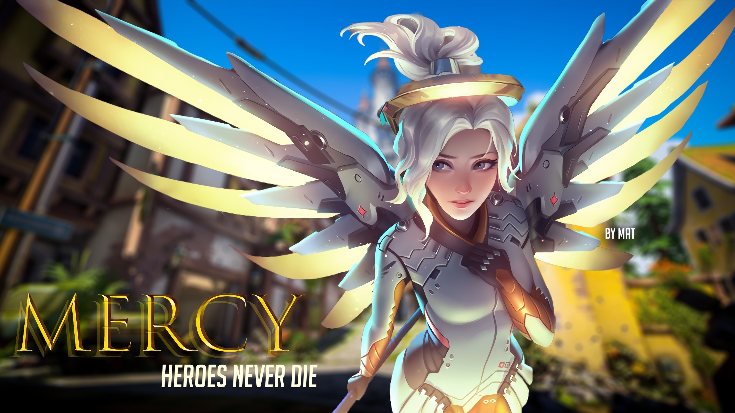 2560x1440 EICHENWALDE(Overwatch), Mercy (Overwatch), PC gaming, Graphic design  Wallpapers HD / Desktop and Mobile Backgrounds