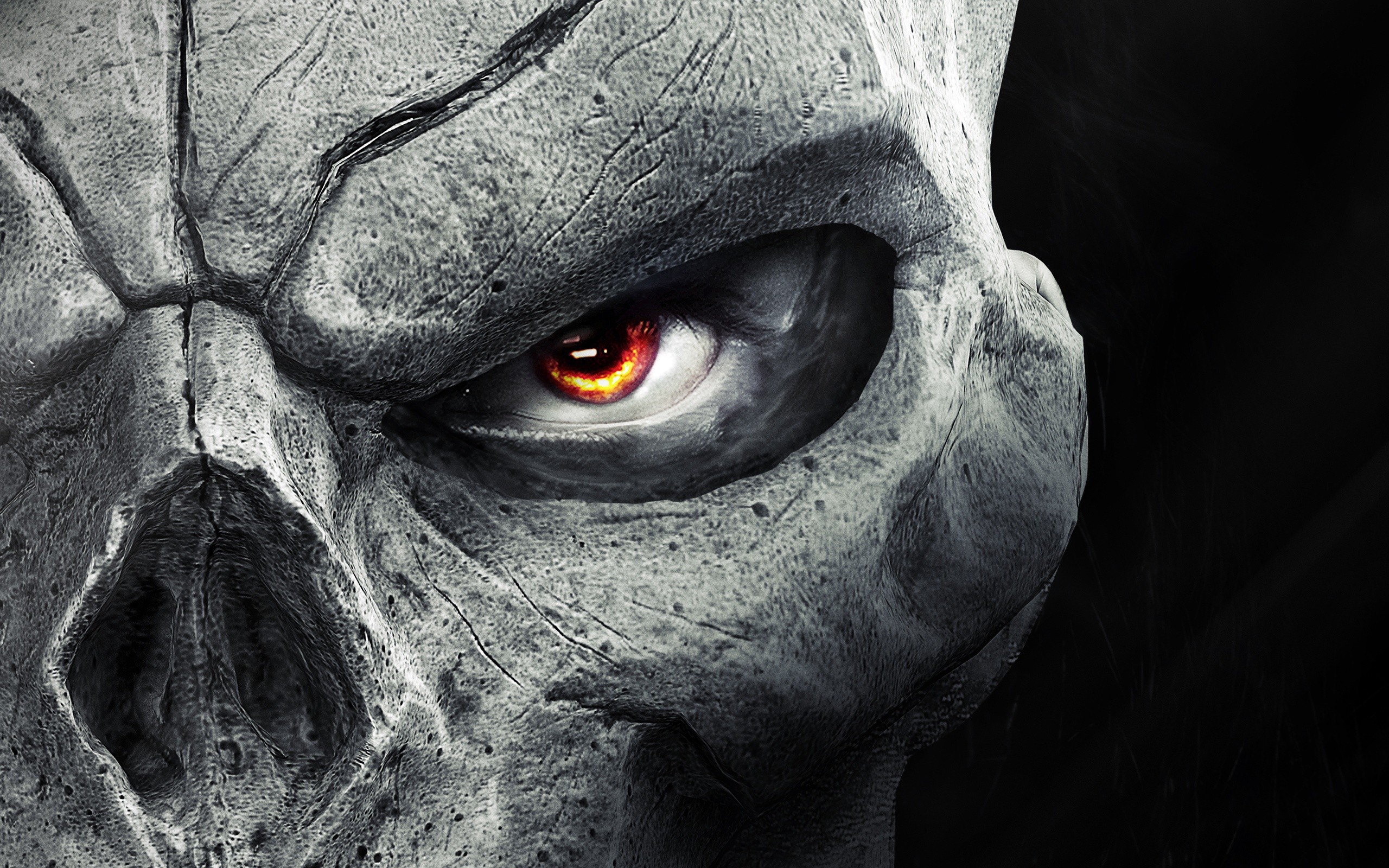 2560x1600 Video Game - Darksiders II Skull Dark Eye Wallpaper