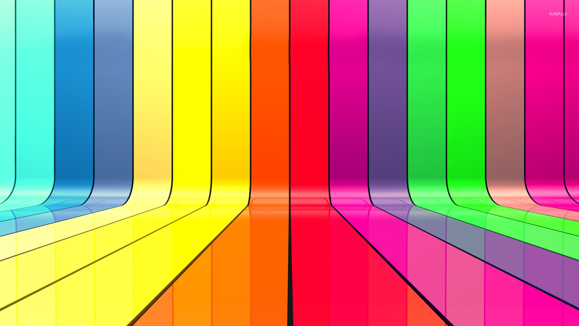 1920x1080 Rainbow bars wallpaper