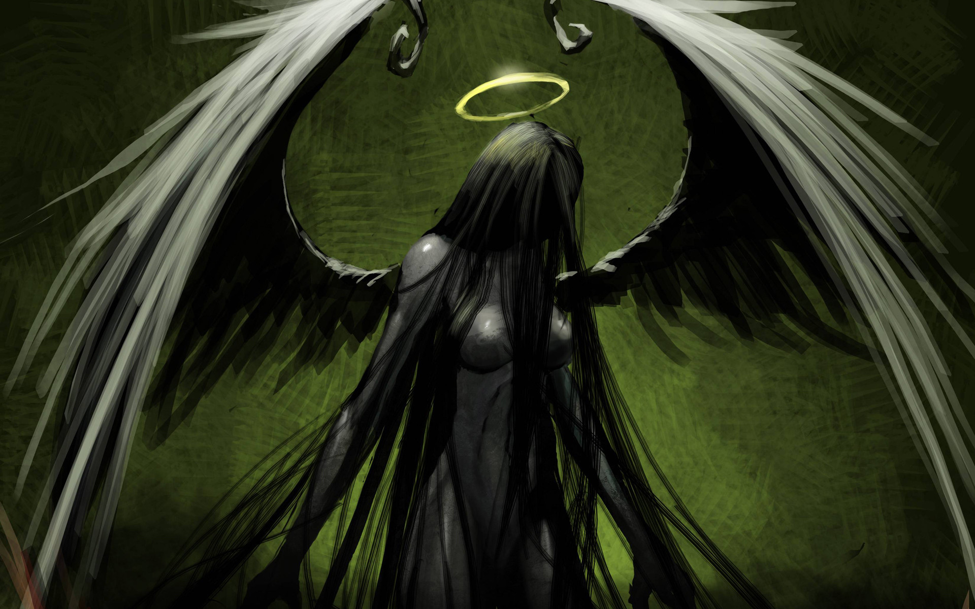 1920x1200 Grim Reaper With Wings Drawings