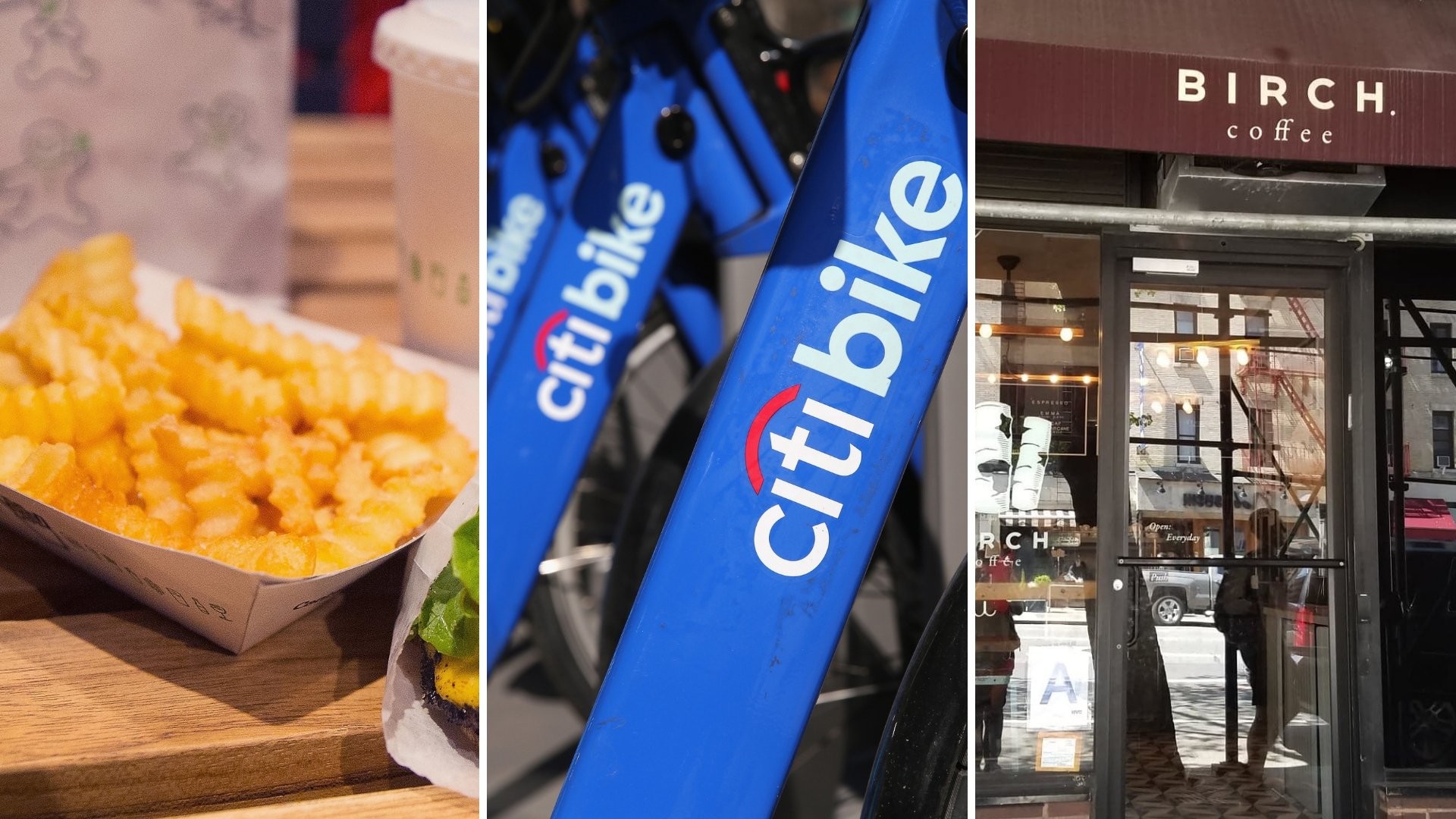 1920x1080 Shake Shack, Citi Bike and Birch Coffee are pictured. Scott Olson/Getty  Images; John Moore/Getty Images; Aliza Chasan/ PIX11)
