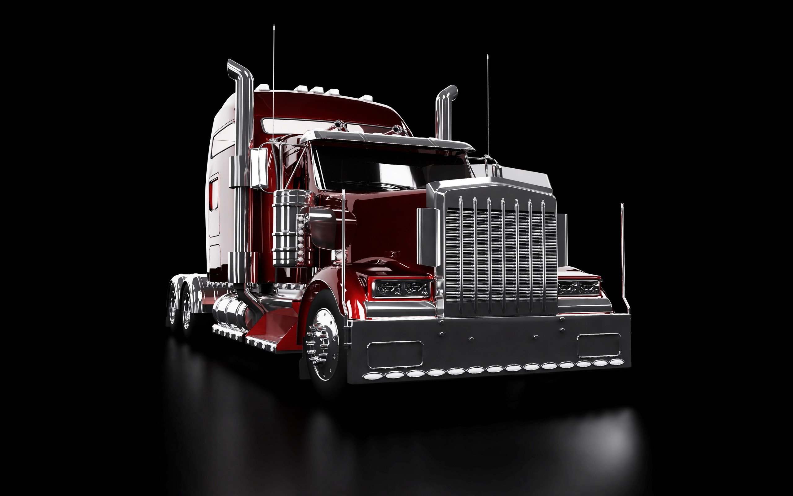 2560x1600 Semi Truck Wallpaper Free